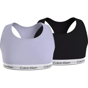 Calvin Klein Bralette 2-pack Lavendersplash/Pvh Black Multicolor Fitness