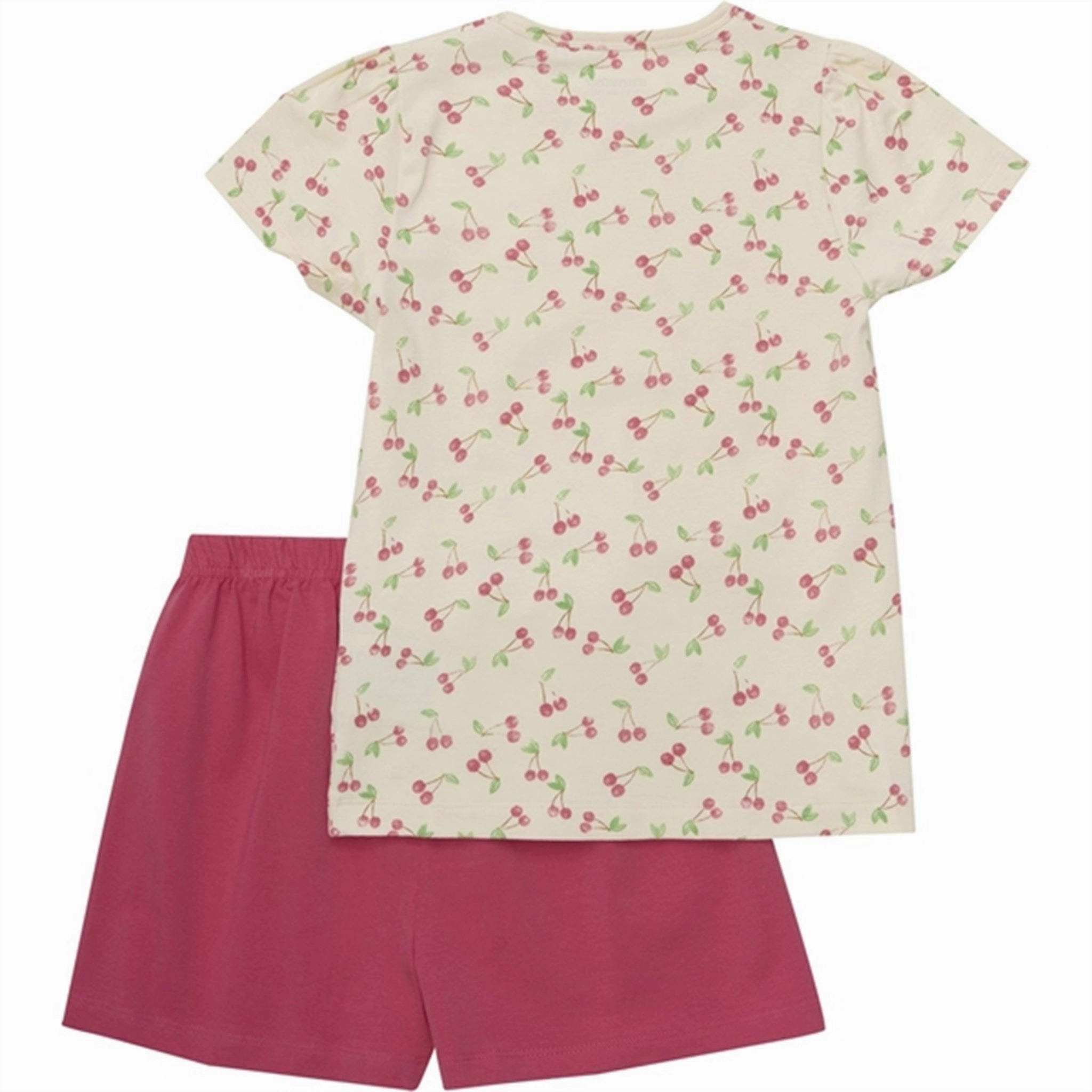 swimming suit alternative Minymo Pink Dogwood 2-delt Set AOP