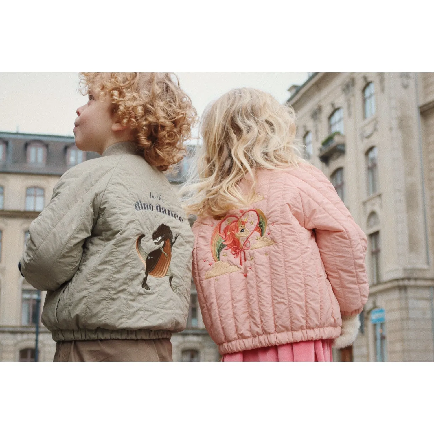 Cuffed-Sleeve Konges Sl?jd Mellow Rose Juno Bomber Jacket