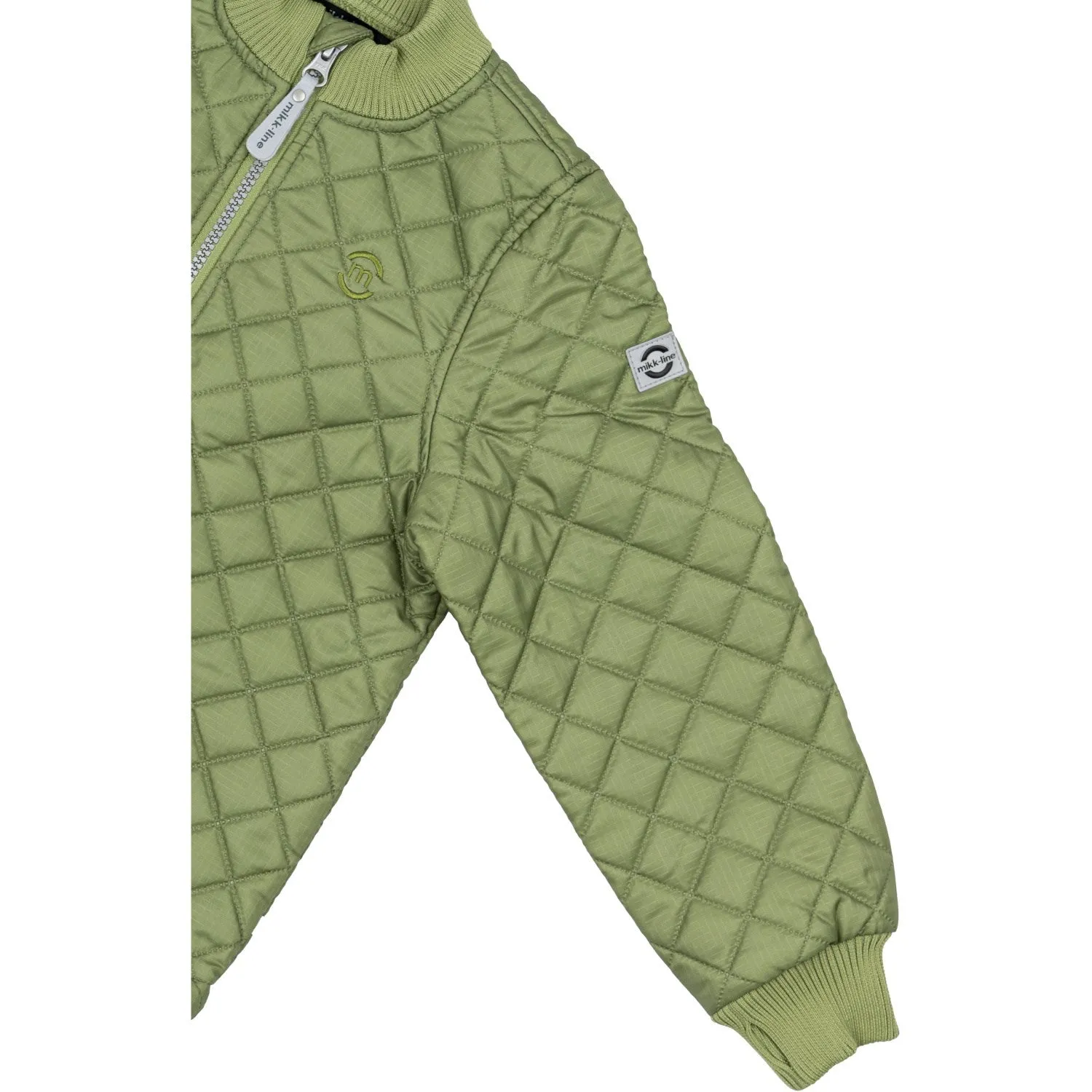 Panelled-Design Zip-Closure Mikk-Line Sage Thermo Set