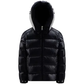 Moncler Cardere Giubbotto Jacket Black Soft fabric top