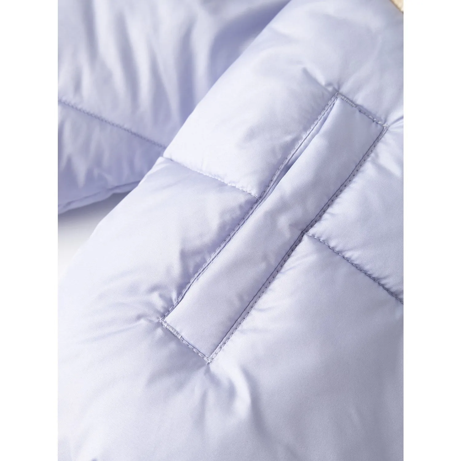 Elegant long-sleeve blouse Name It Icelandic Blue Mille Puffer Jacket