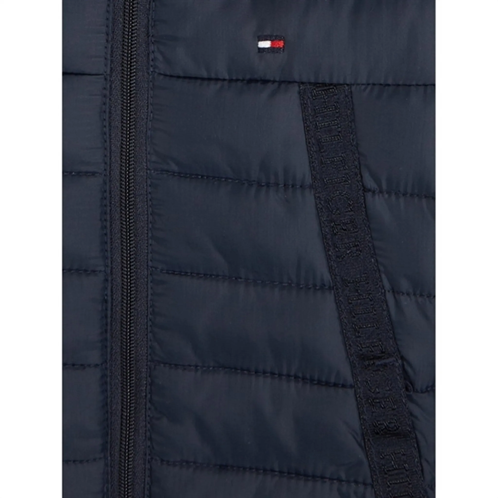 Tommy Hilfiger Baby Monotype Tape Puffer Jacket Desert Sky Structured-Shape