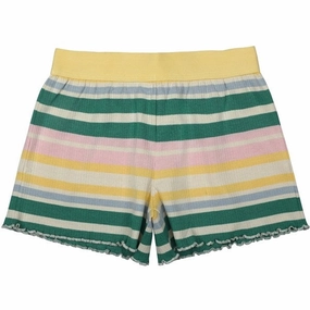 Adjustable drawstring Eco - friendly The New Lemon Drop Kate Rib Shorts