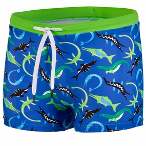 BECO Blue Ocean Dinos Swim Trunks Adjustable Hook Closure