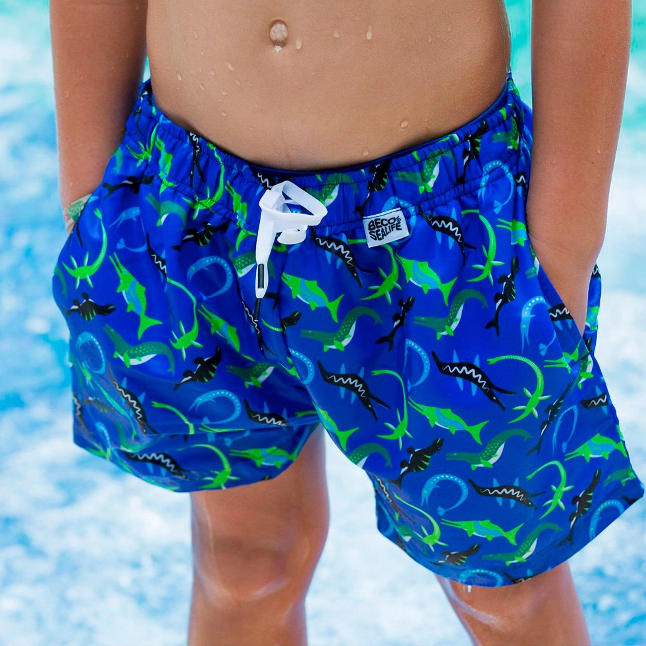 BECO Blue Ocean Dinos Shorts Temperature Regulating Layer Top Rated