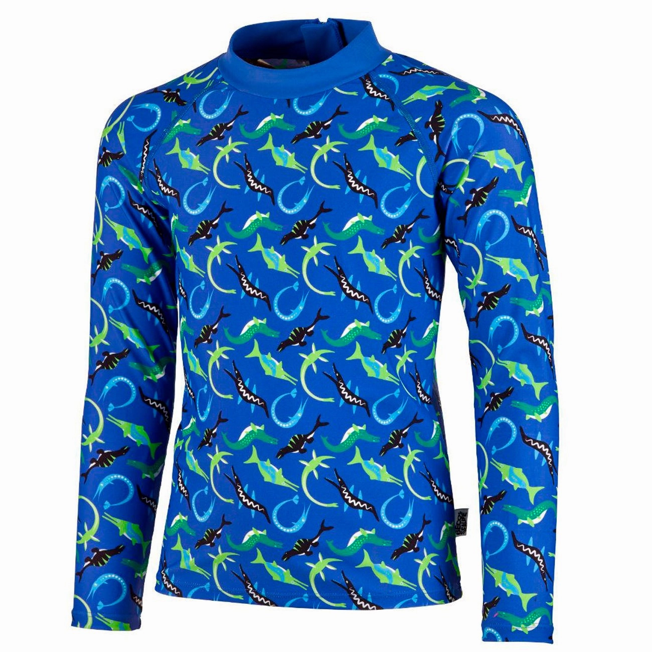 Day at the Pool BECO Blue Rashguard Ocean Dinos