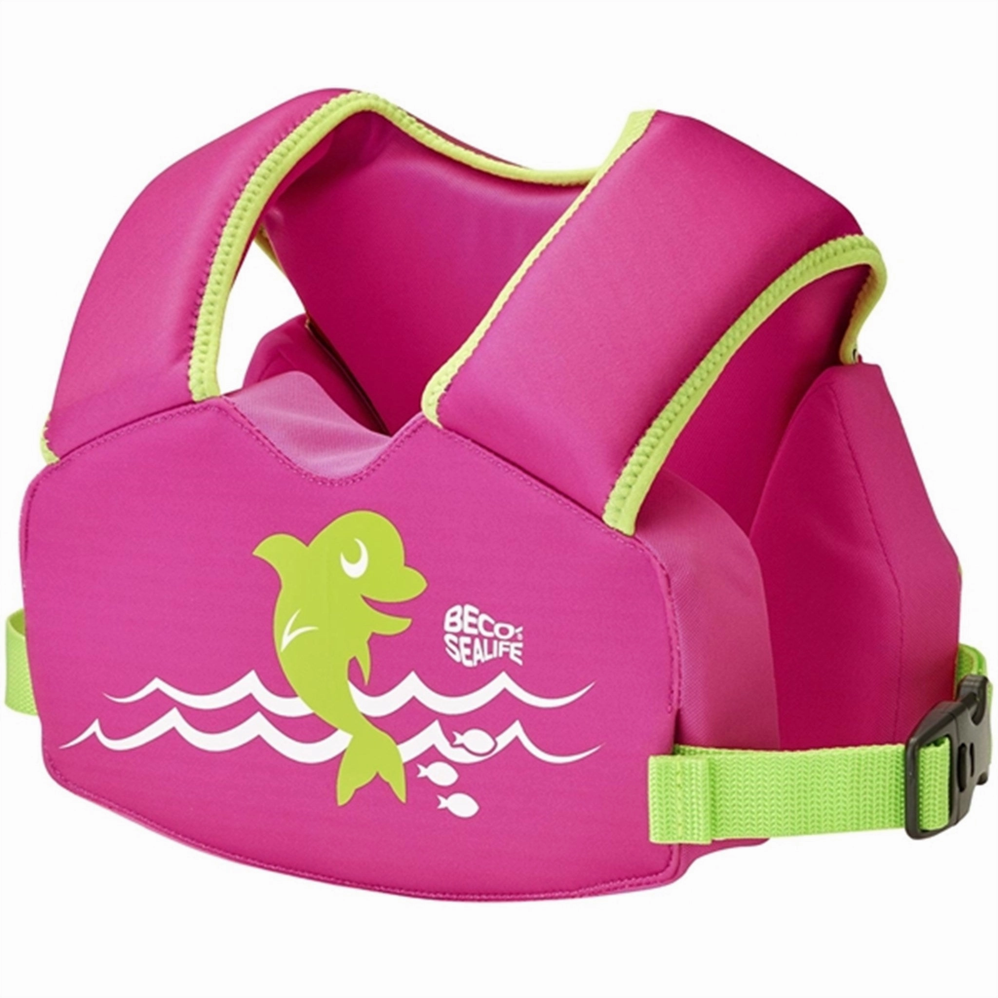 Adjustable Drawcord Anti Pilling Beco Sealife Float Vest Easy-fit Pink