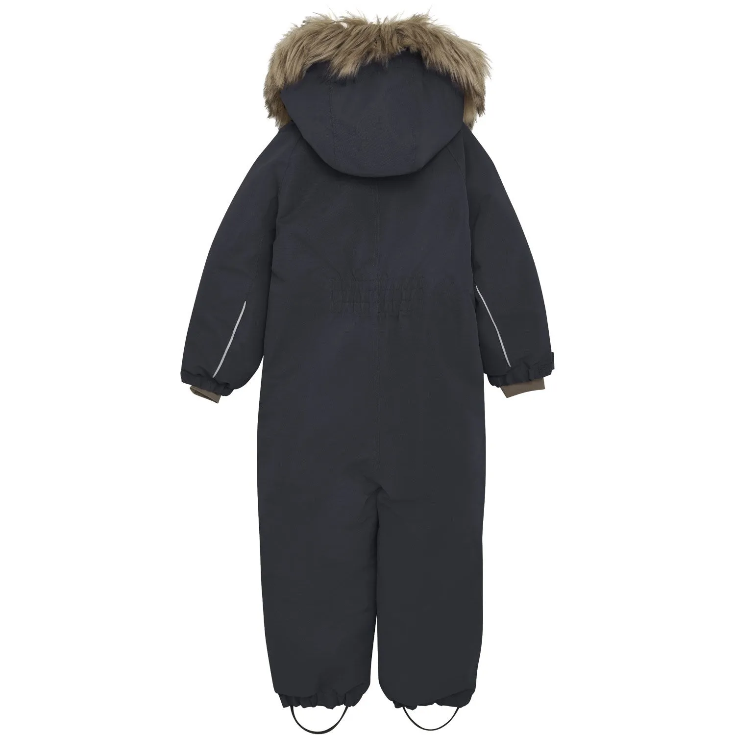 En Fant Ebony Snowsuit W. Fake Fur Timeless casual top Asymmetric-Hem