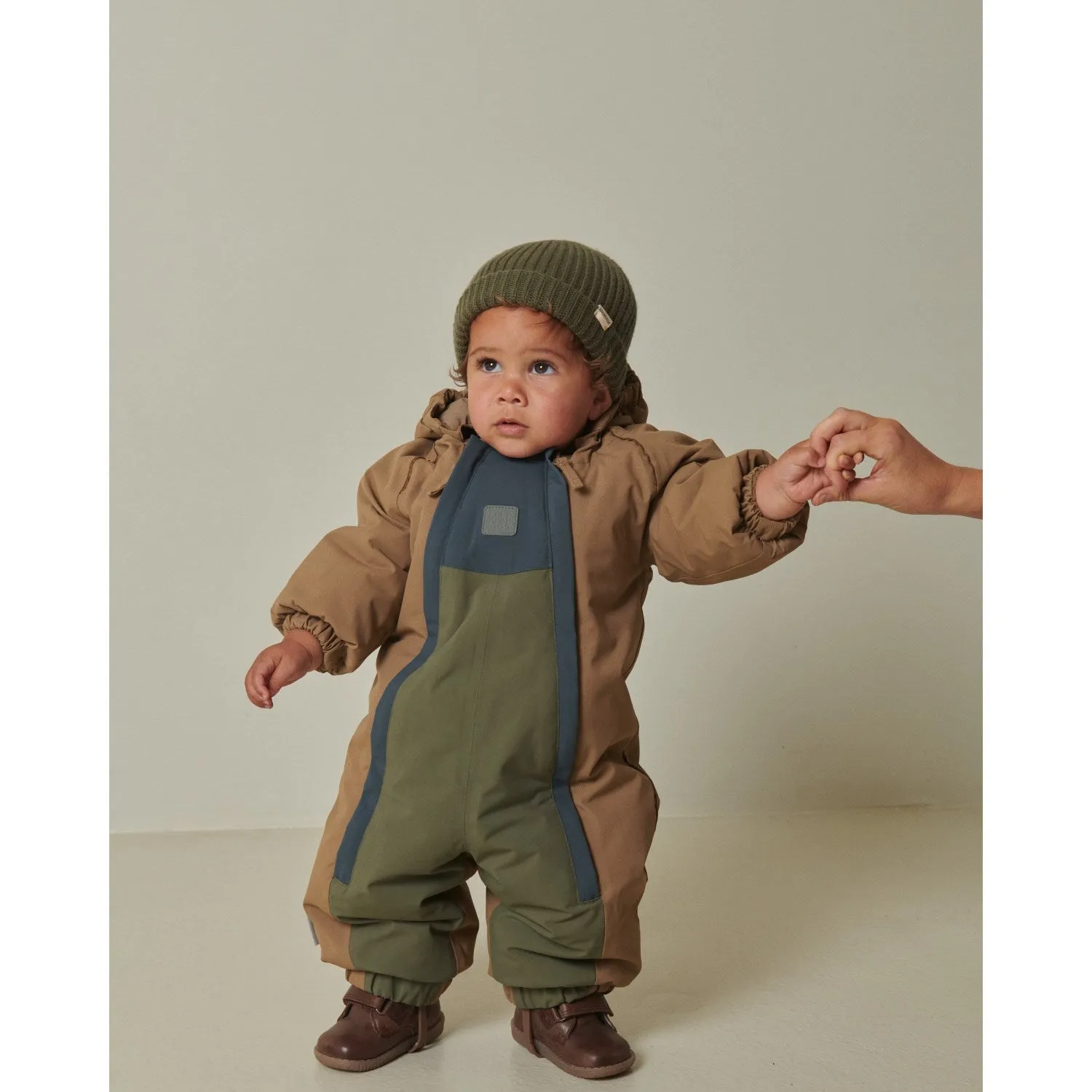 MarMar Technical Outerwear Solid Walnut Block Oriel Suit Adjustable-Length