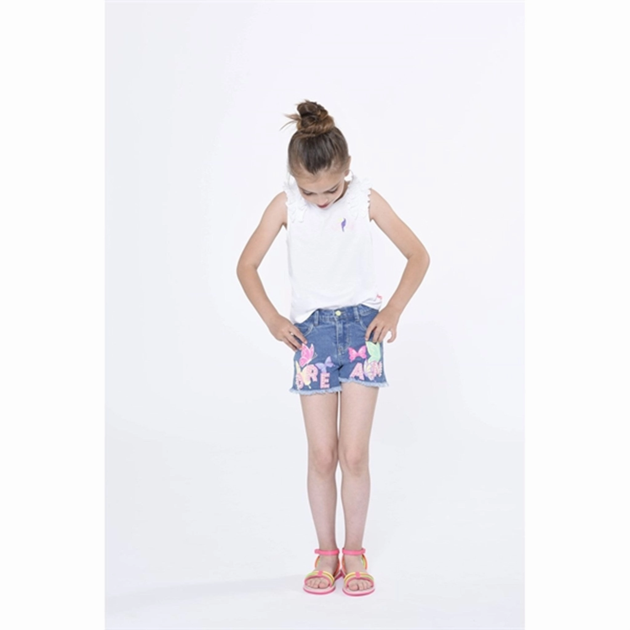 Billieblush Denim Shorts Double Stone/Bleach Trendy Mood