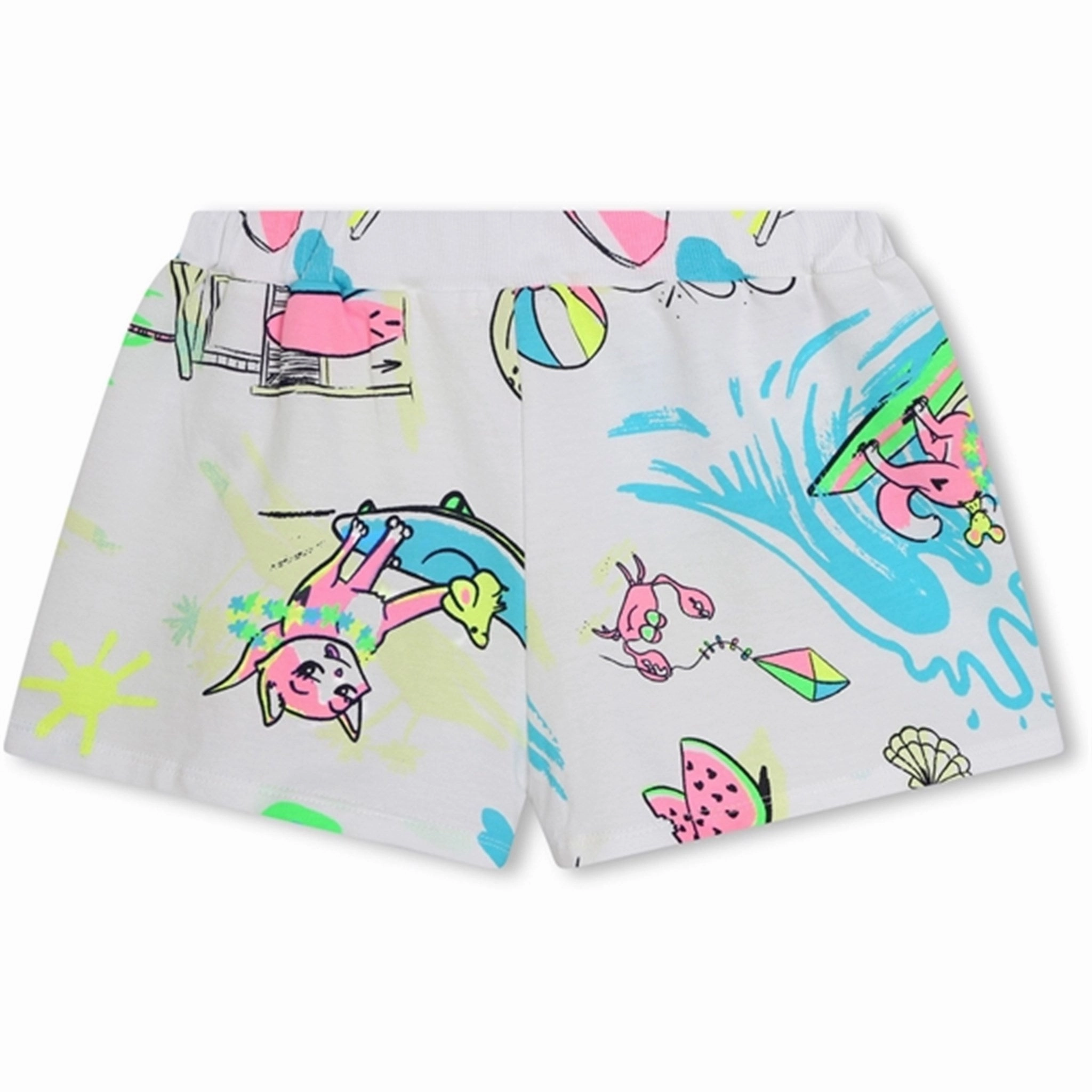 Anti Snag Fabric Ultra Lightweight Build Billieblush White Shorts