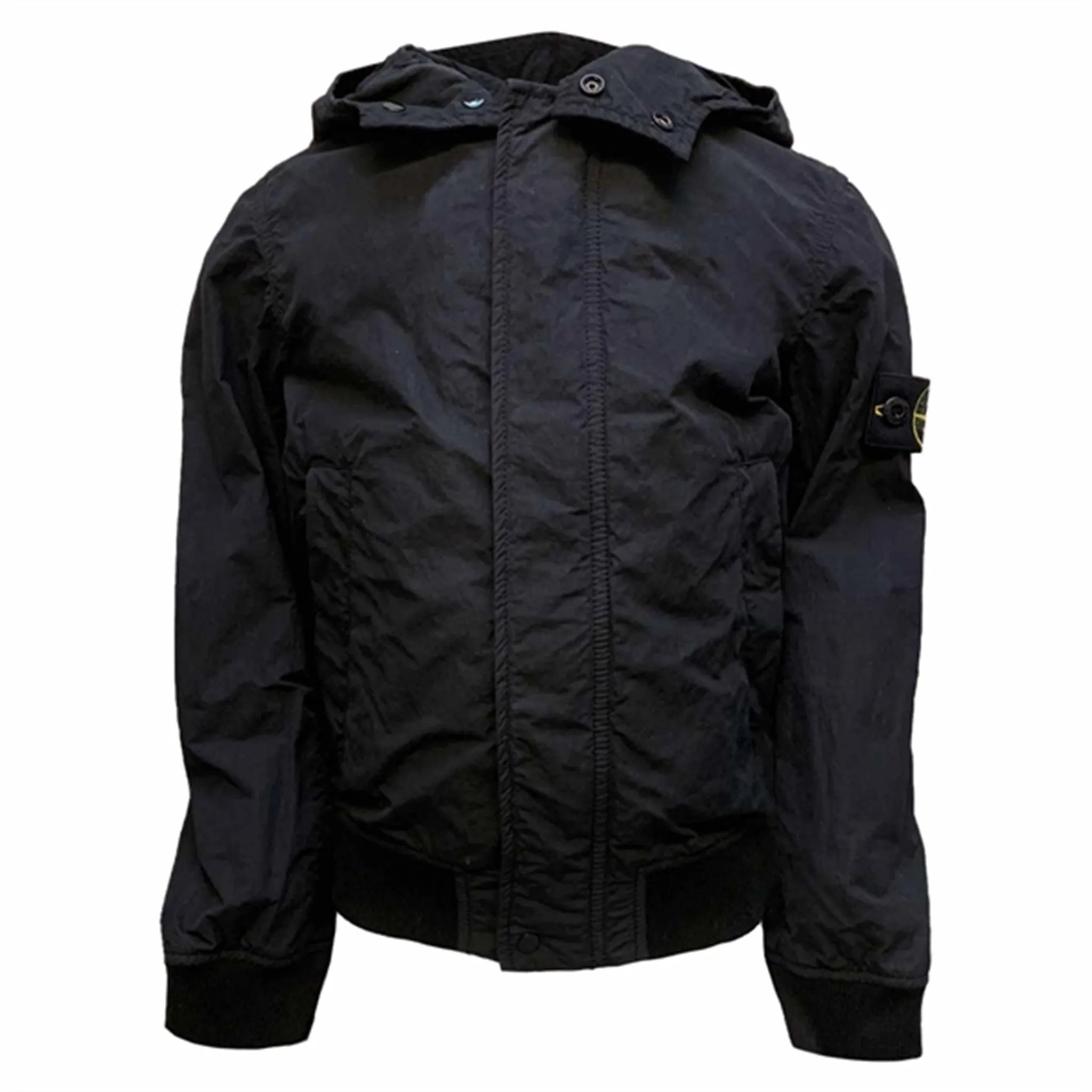 Ultra Thin Insulation Anti Slip Collar Stone Island Junior Jacket Black