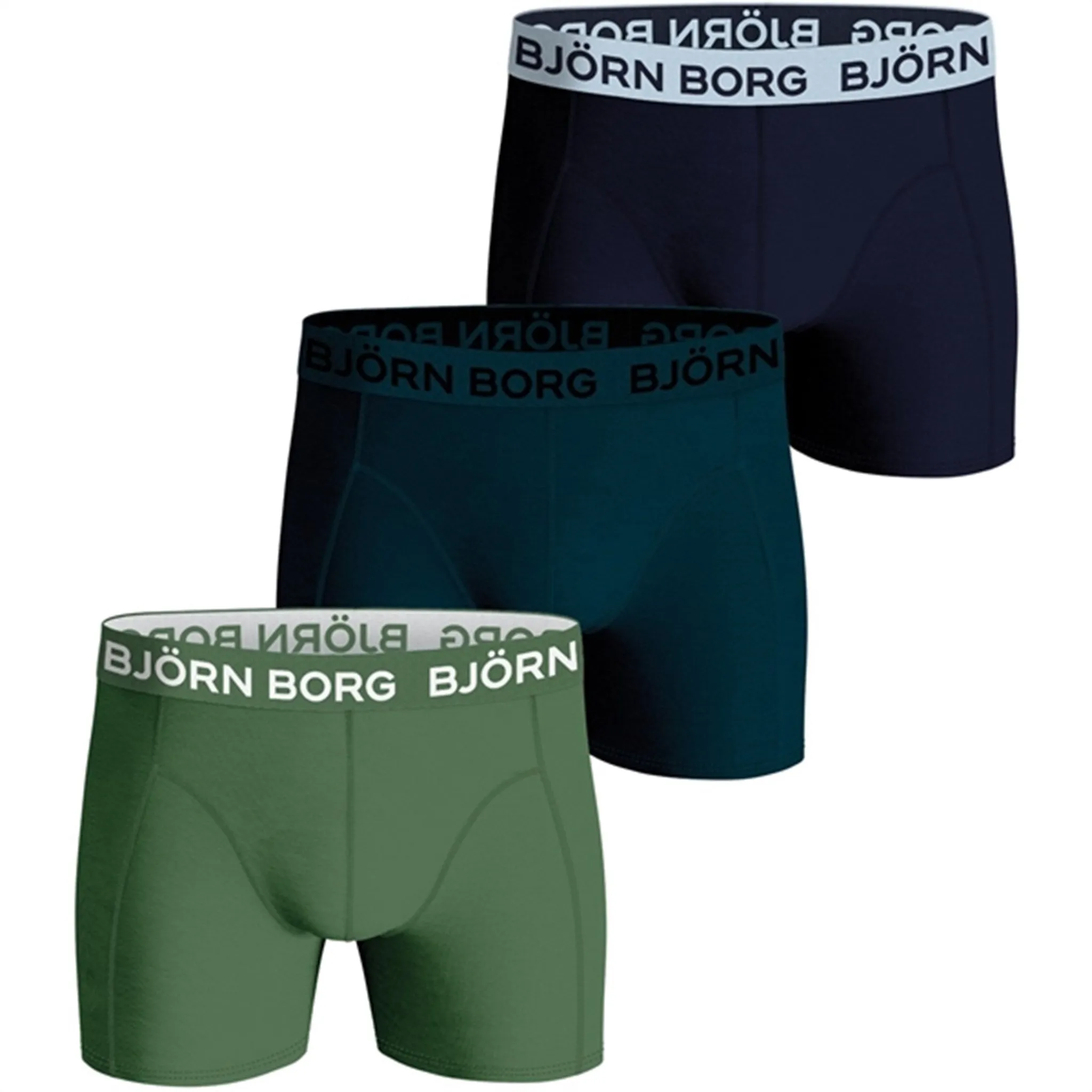 Bj?rn Borg Core Boxershorts 3-pack Multi Total Stretch