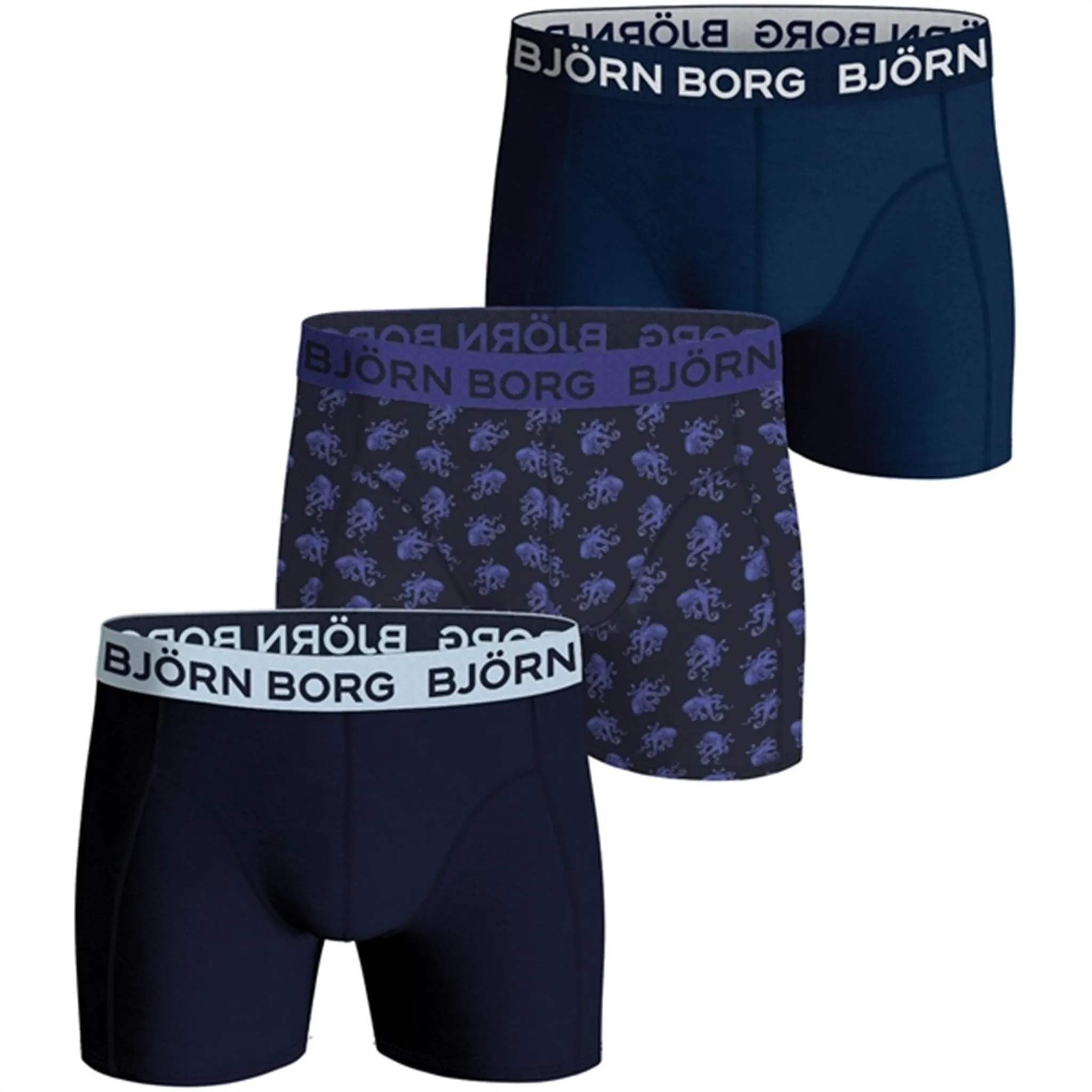 Bj?rn Borg Core Boxershorts 3-pack Multi Natural Feel