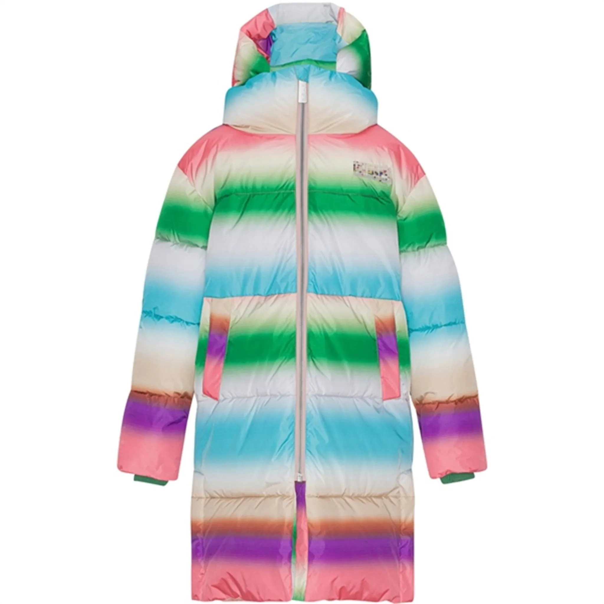 slim fit Magnetic Closure Details Molo Rainbow Magic Harper Jacket