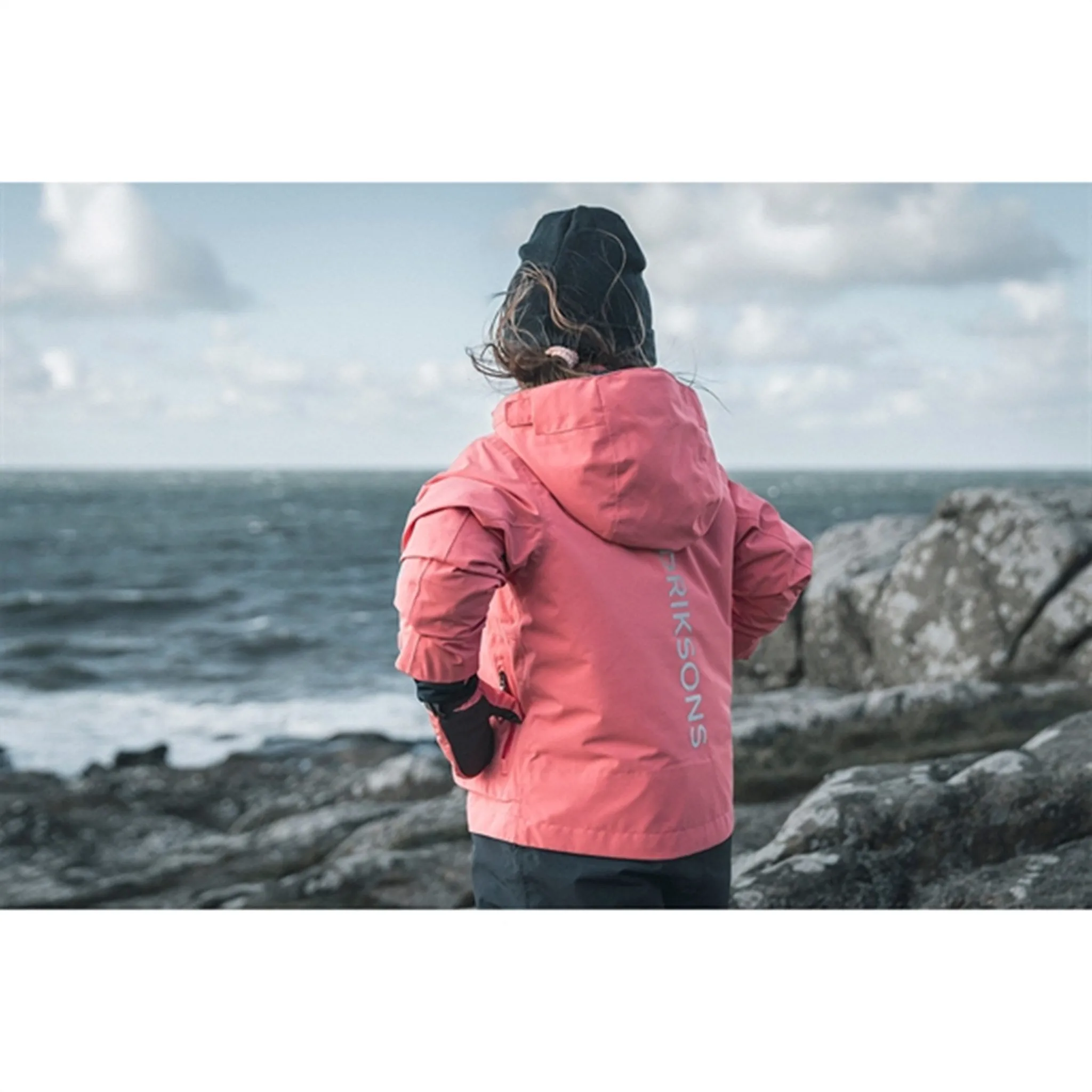 Didriksons Arke Peach Rose Wintersuit Point-Collar