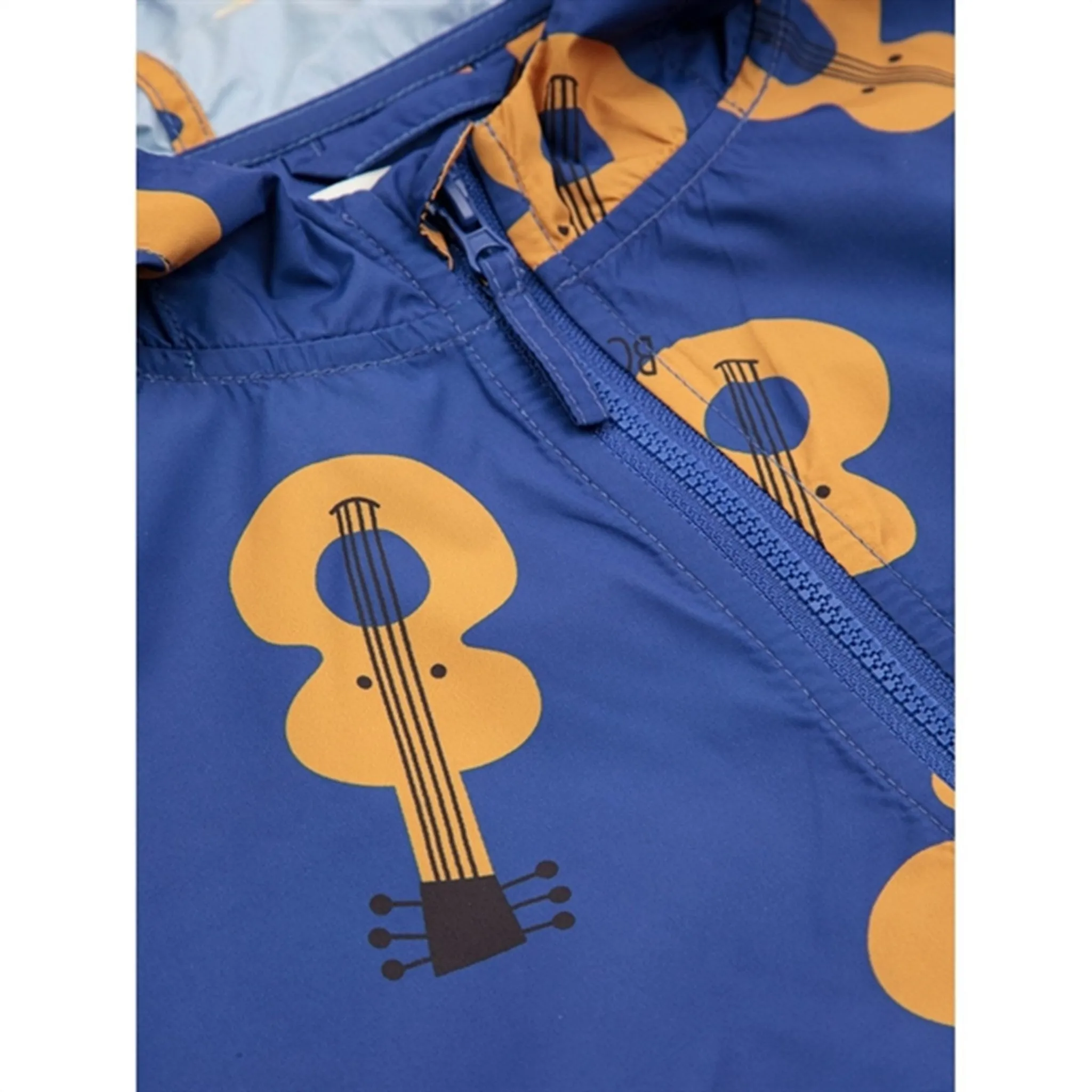 Double Layered Edges Bobo Choses Acoustic Guitar All Over Wind Stopper Blue