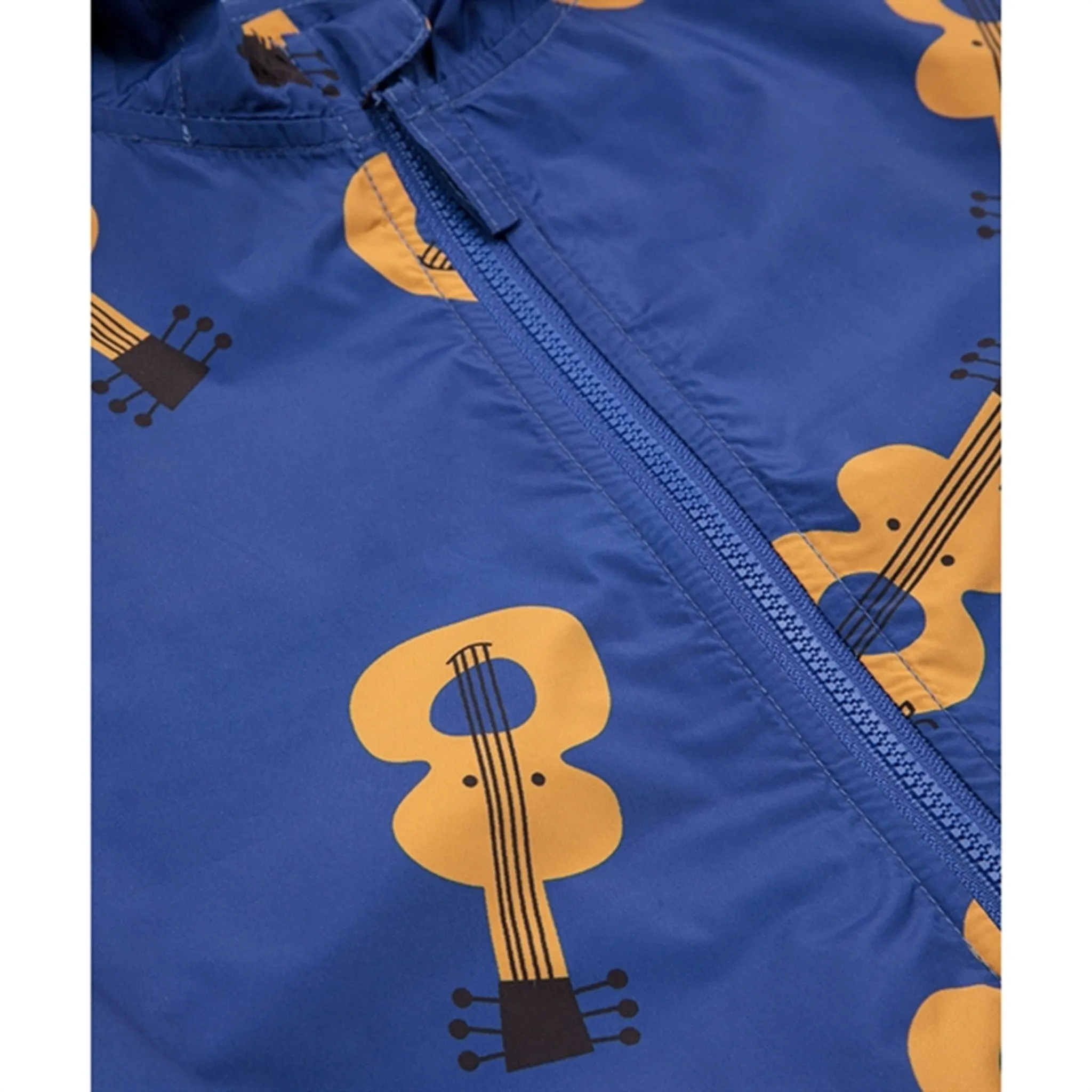 Compression Fit Bobo Choses Baby Acoustic Guitar All Over Jacket Wind Stopper Blue