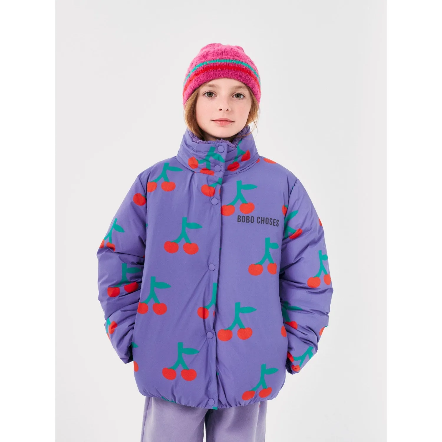 Bobo Choses Lavender Bobo Cherry All Over Anorak Graduation-Event