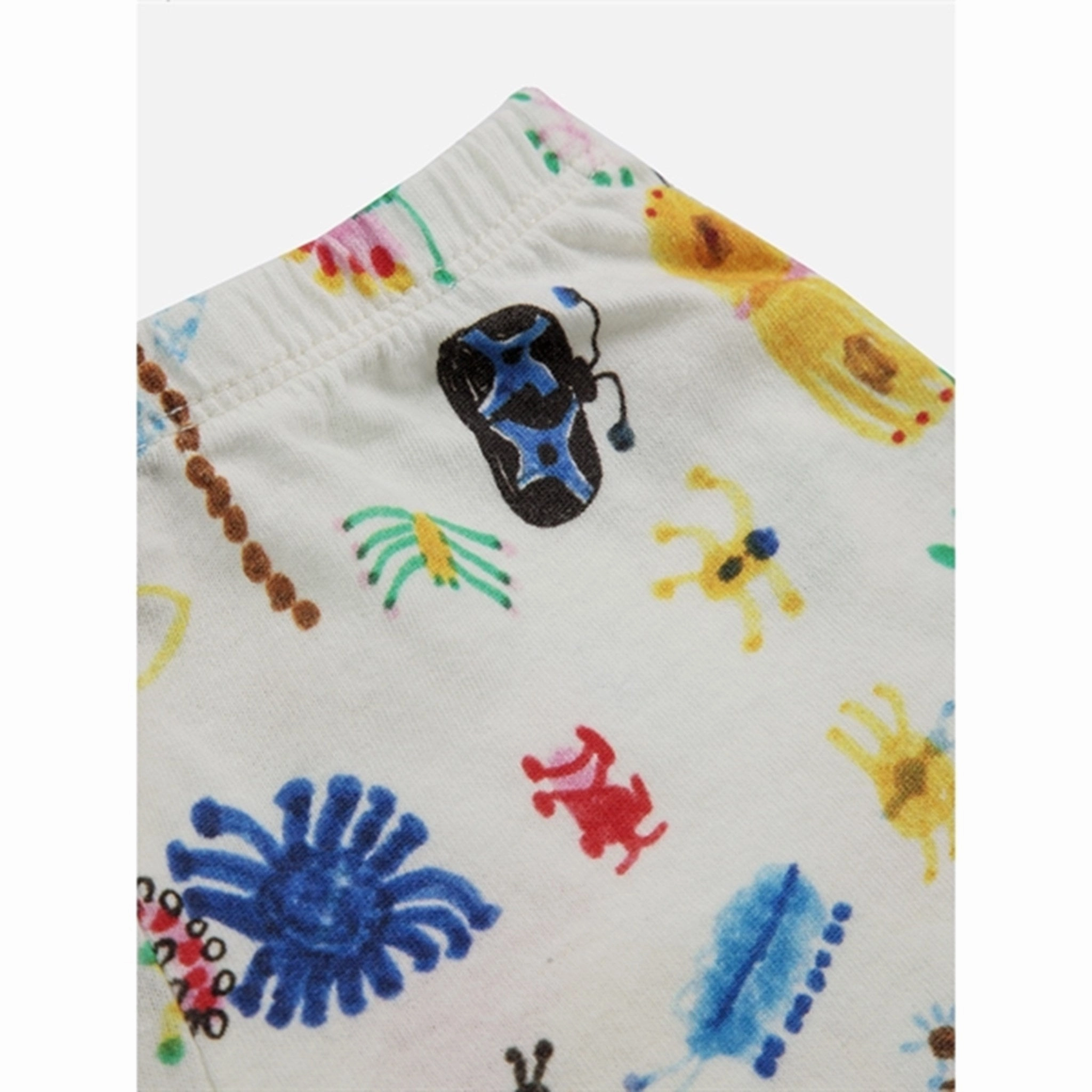 Breeze Friendly Bobo Choses Baby Funny Insects All Over Mini Shorts Offwhite