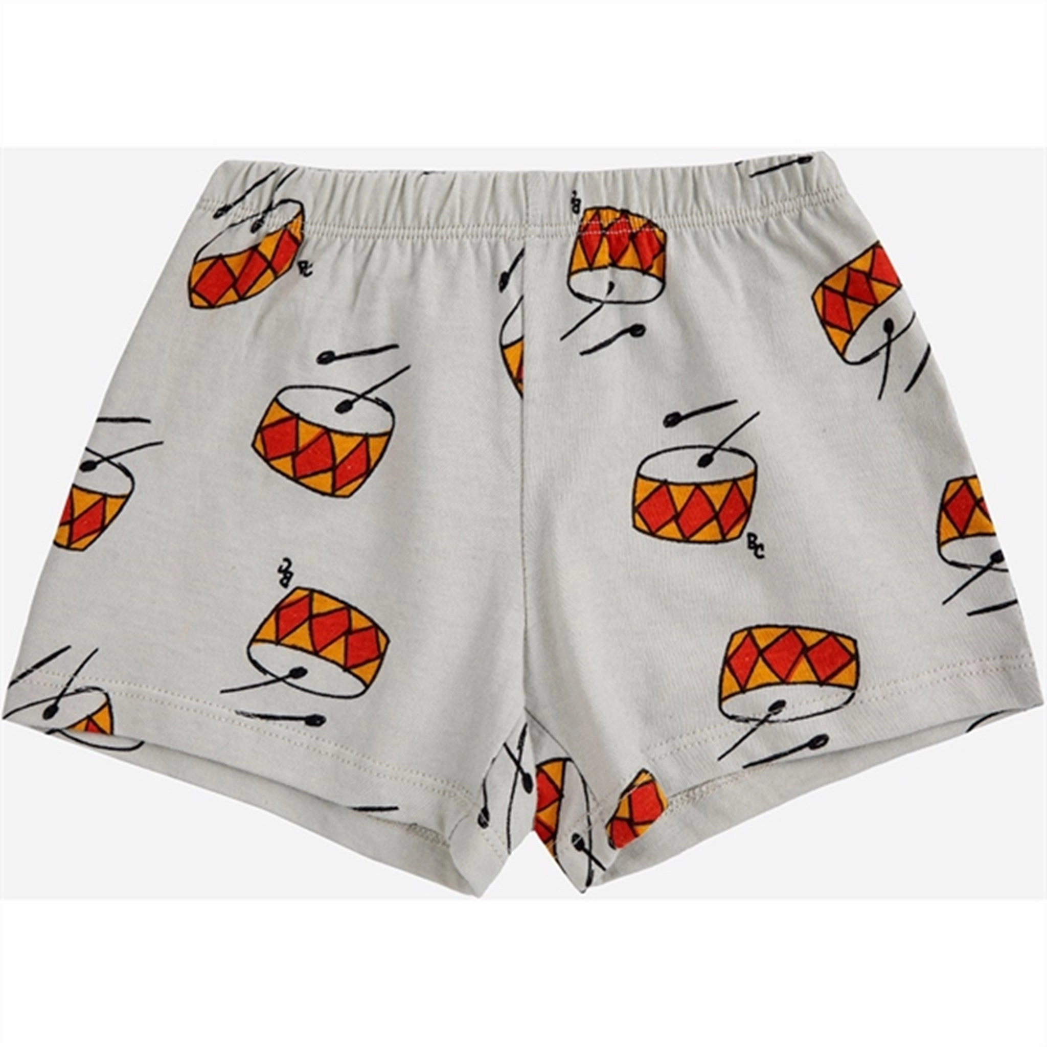 Soft touch finish Flexible Design Bobo Choses Baby Play The Drum All Over Mini Shorts Beige