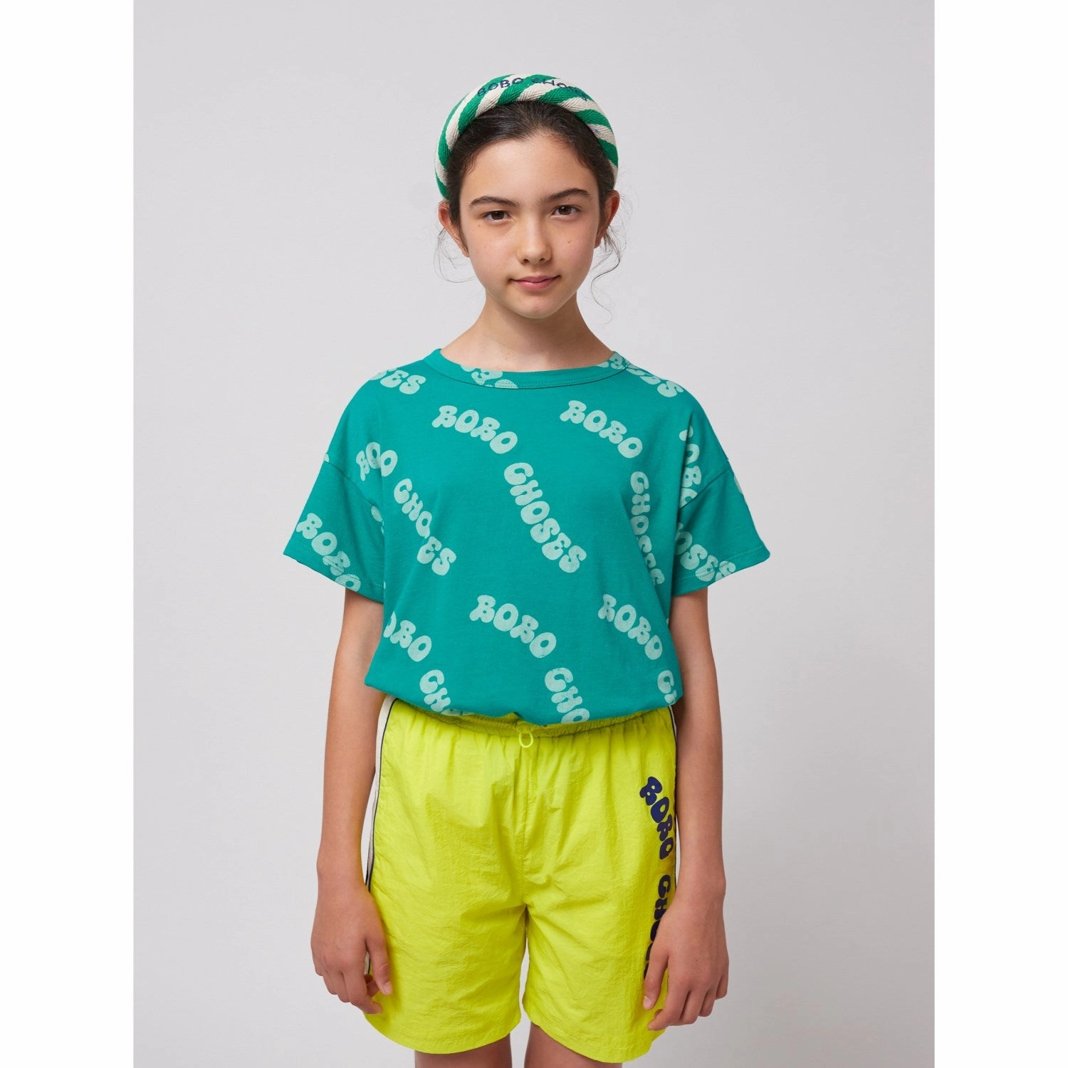 martial arts gear hang dry Bobo Choses Light Yellow Wavy Bobo Choses Tracksuit Bermuda Shorts