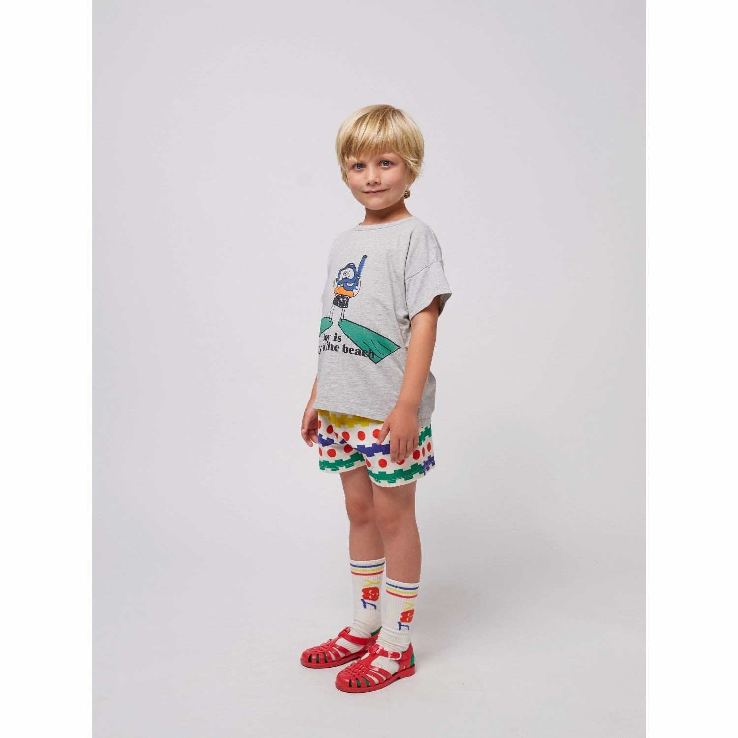 activewear option All Purpose Utility Fit Bobo Choses Offwhite Geometric All Over Waffle Shorts