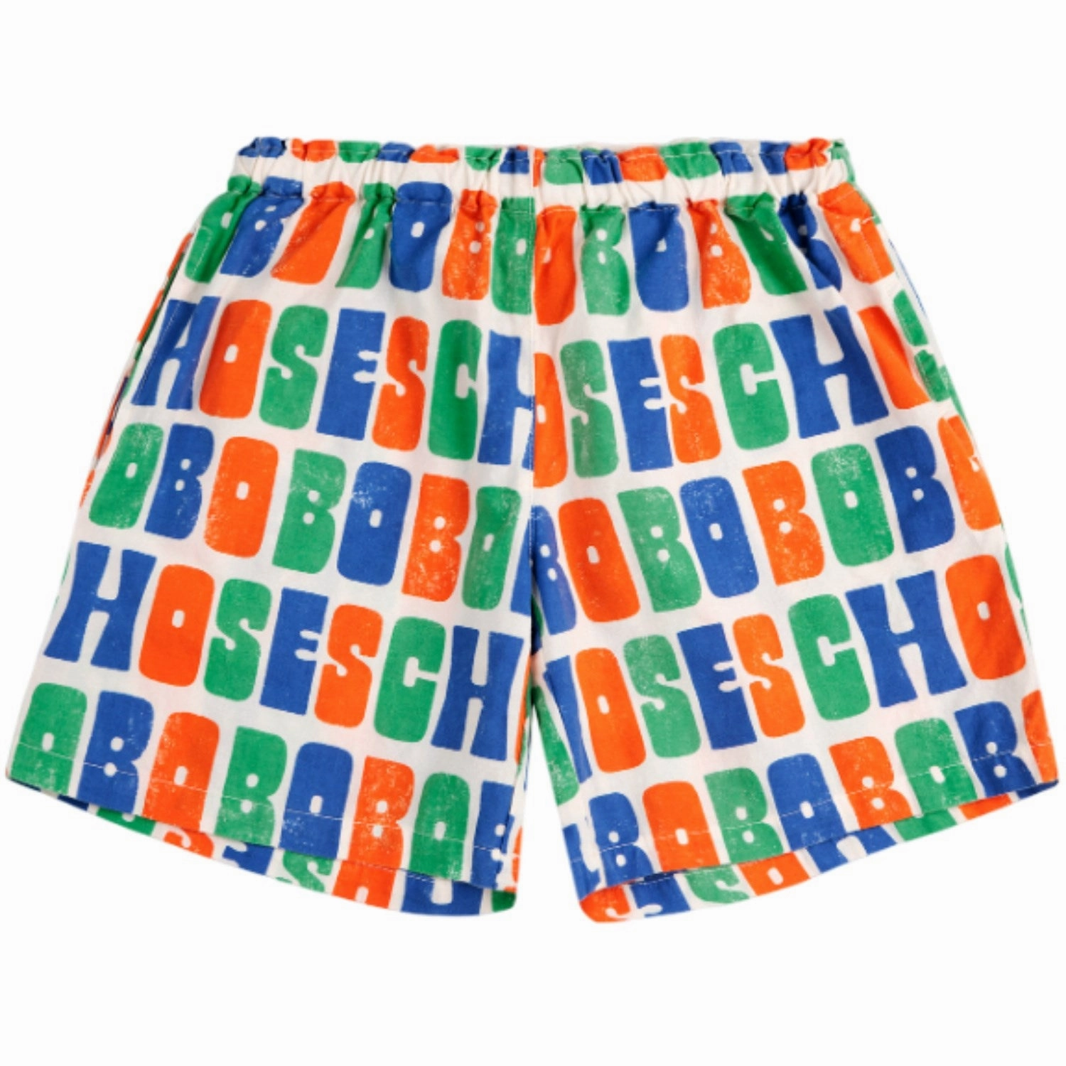 Bobo Choses Offwhite Multicolor Bobo Choses Woven Shorts Stain Release Finish
