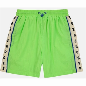 Bobo Choses Tracksuit Bermuda Shorts Jade Green Stylish Design