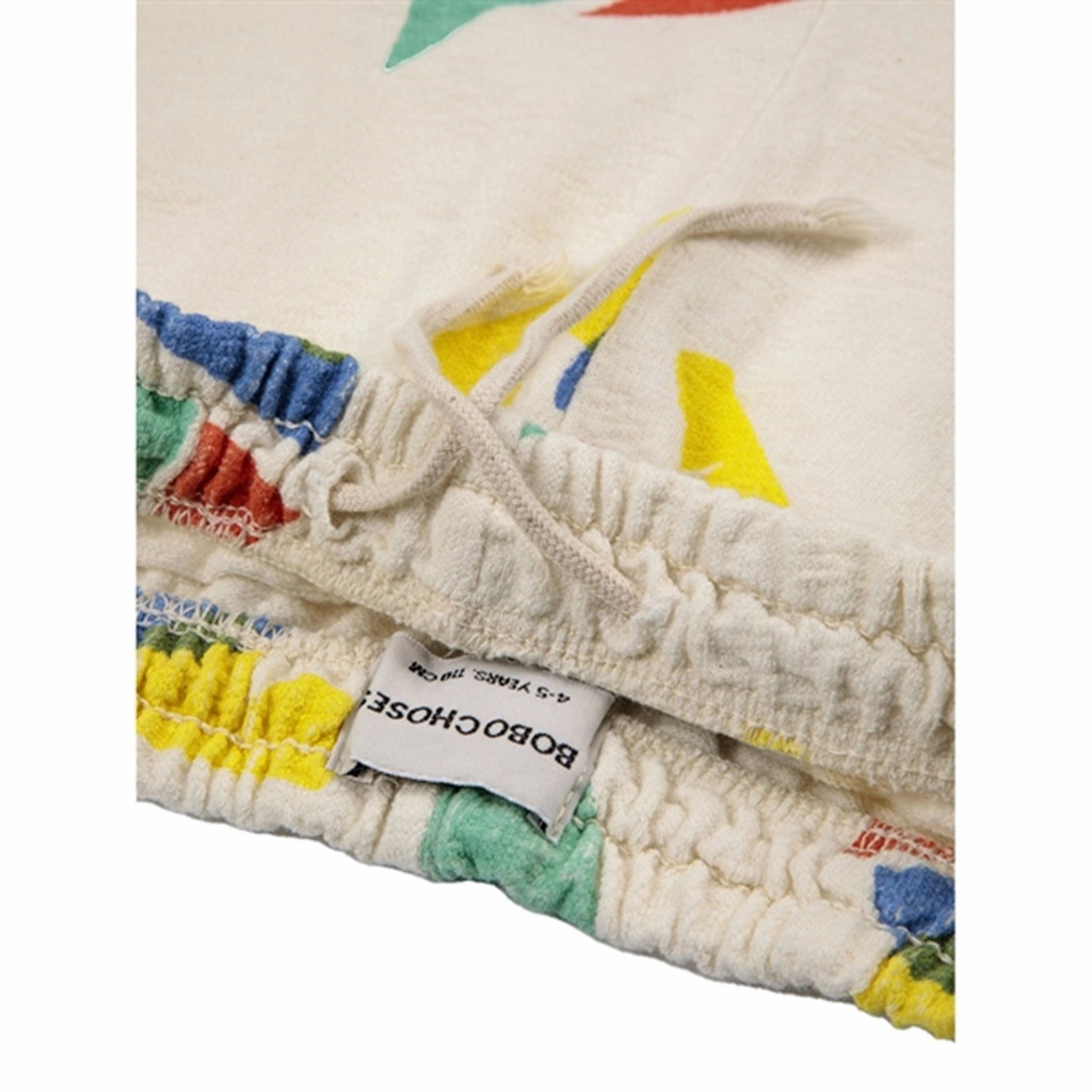 Bobo Choses White Multicolor Sail Boat All Over Bermuda Shorts two piece outfit