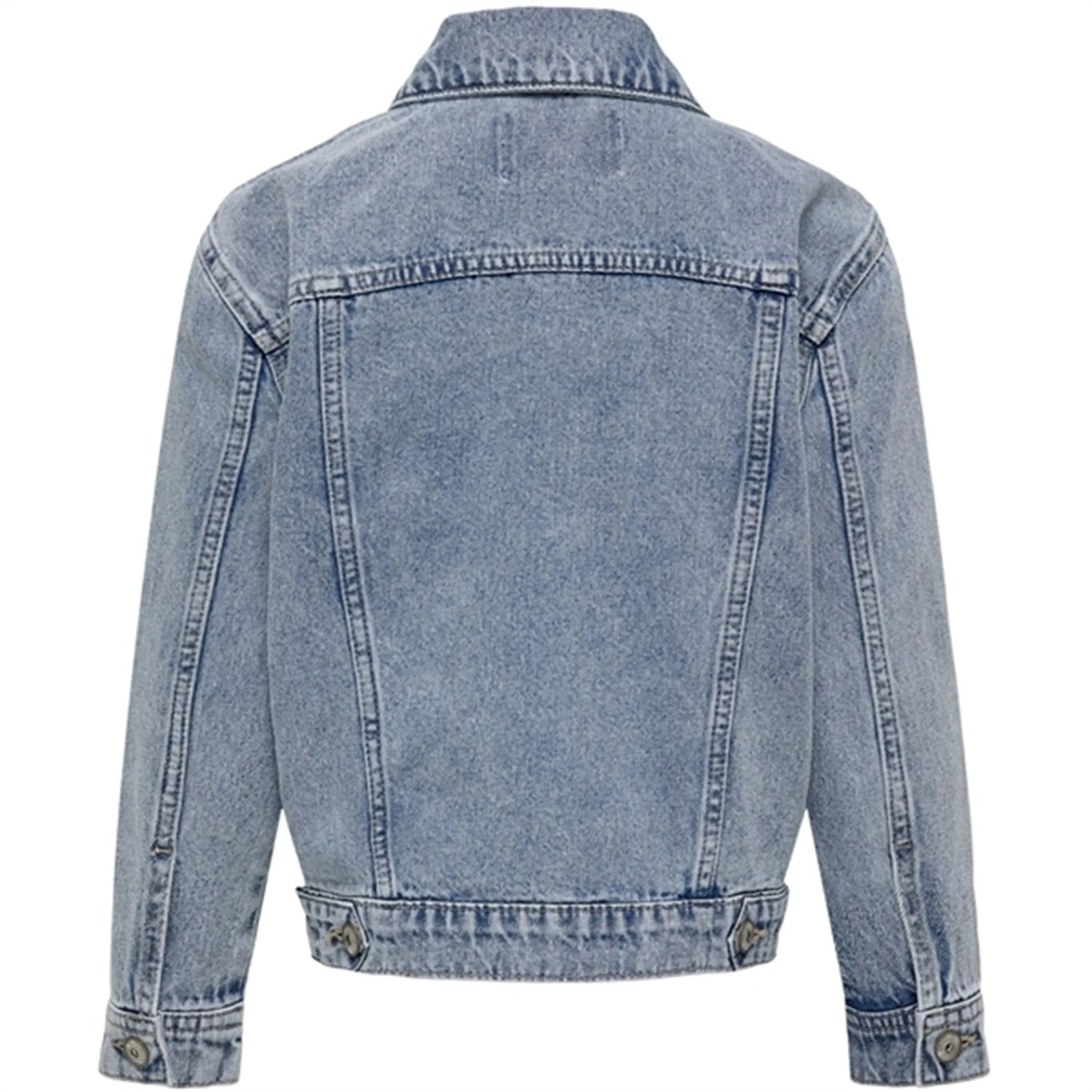 Trendy Protection Kids ONLY Light Blue Denim Ocean Oversize Denim Jacket