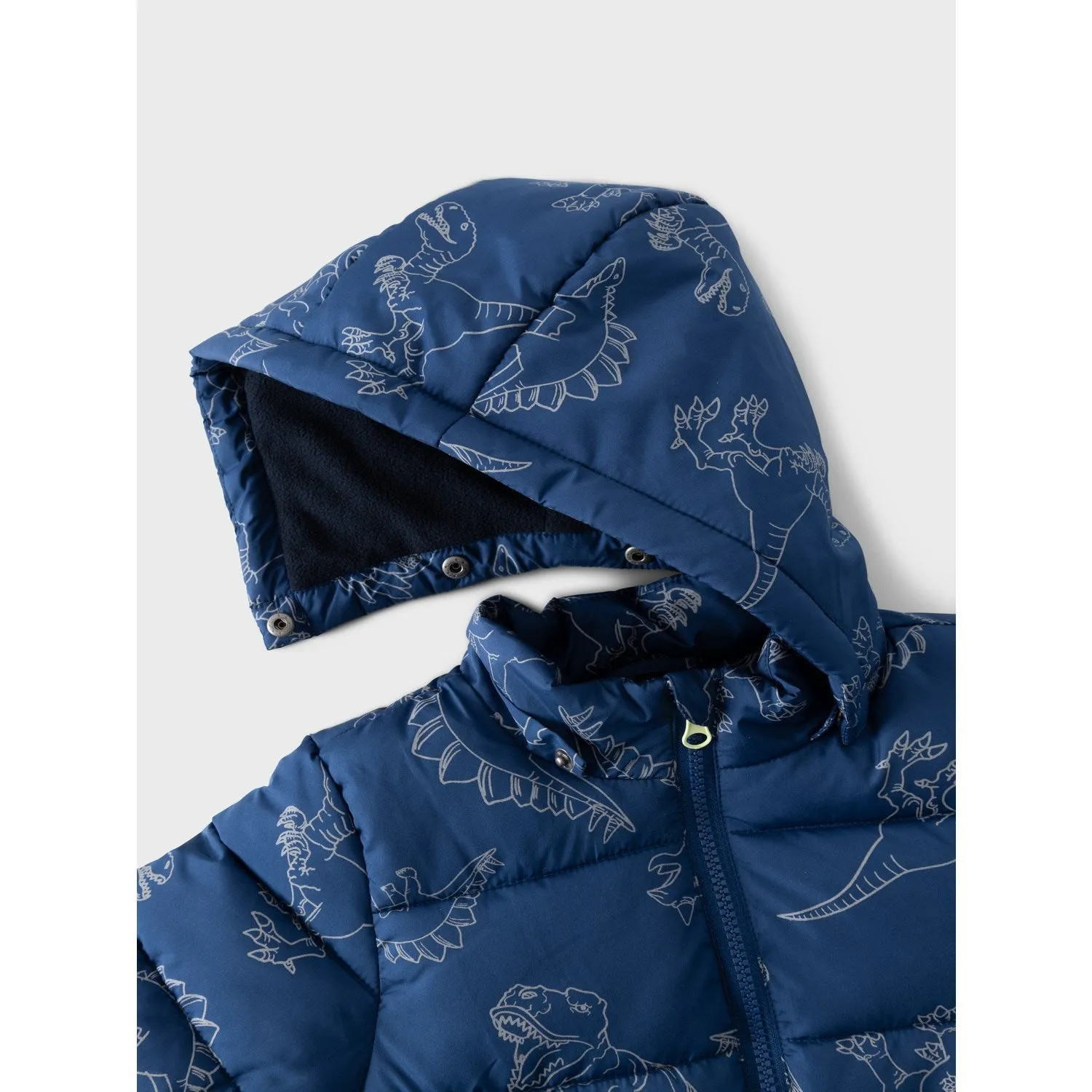 Ribbed-Texture Name It LimAndes Mosan Puffer Jacket Ref