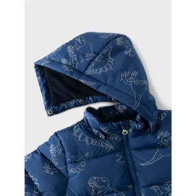 Ribbed-Texture Name It LimAndes Mosan Puffer Jacket Ref