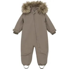 En Fant Fungi Baby Snowsuit W. Fake Fur UV-Resistant