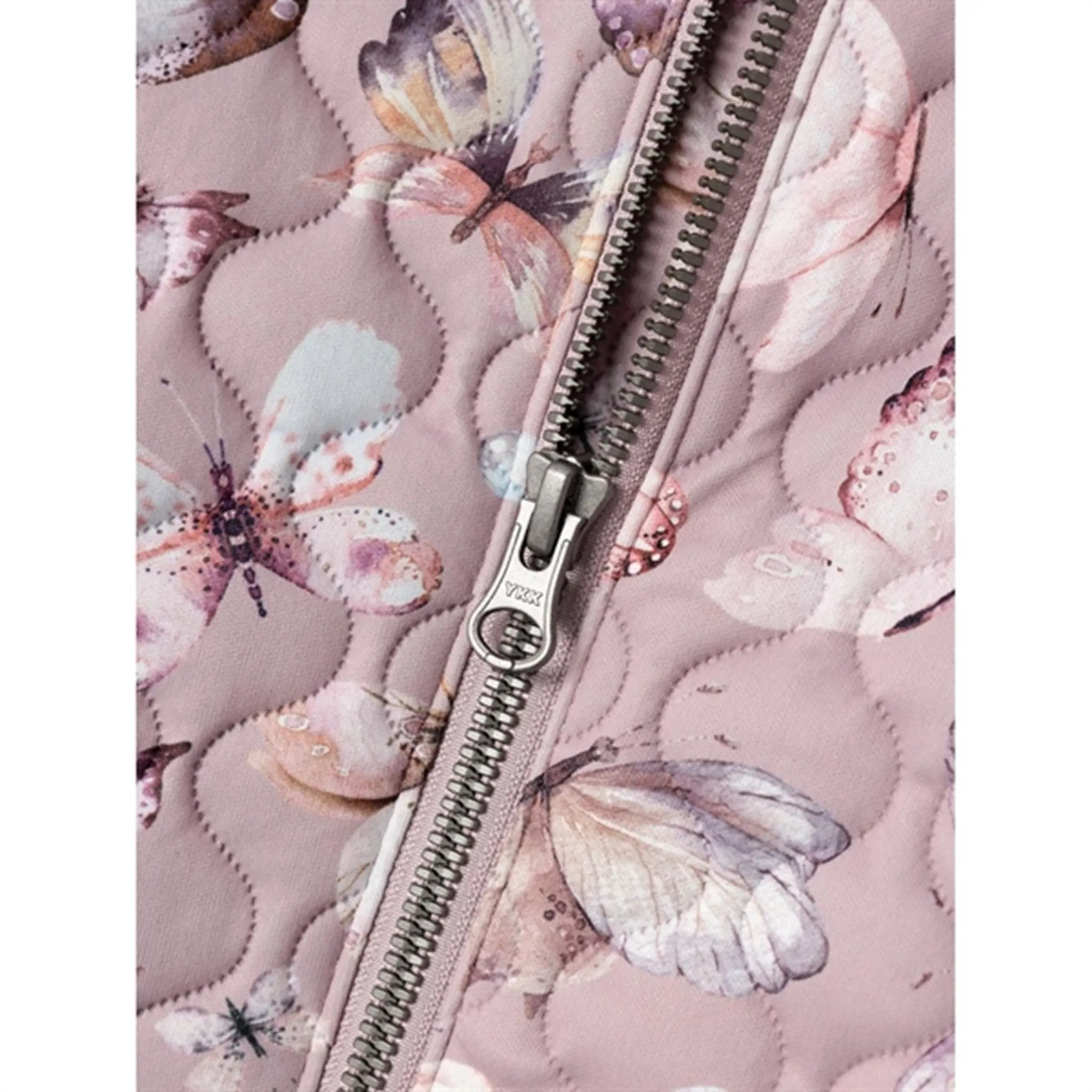 Relaxed outdoor shirt Name it Deauville Mauve Moon Quilted Set Butterfly