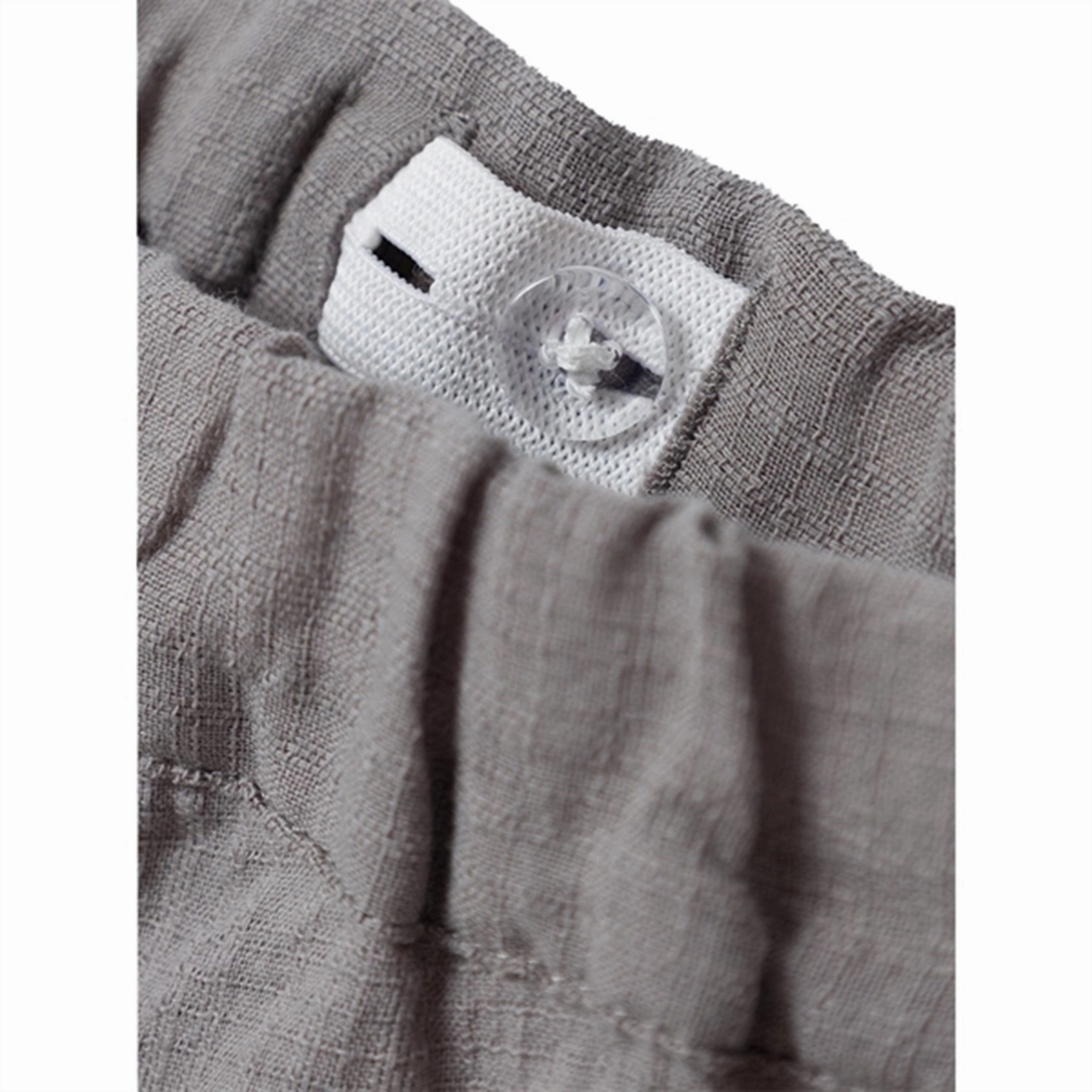 Lil'Atelier Frost Gray Hessa Loose Shorts FoldableDesign