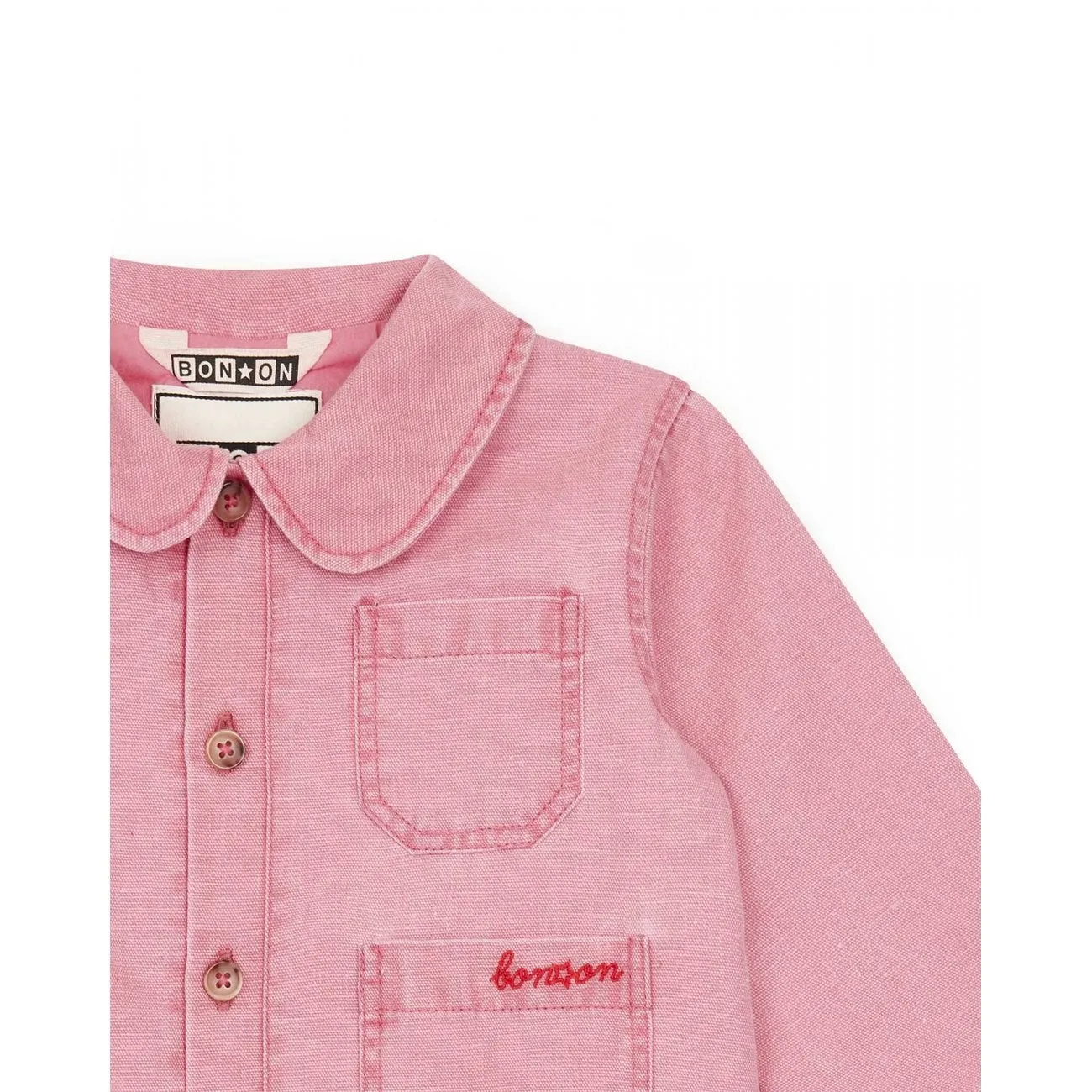 BONTON Pink Loulou Jacket Ranger Windproof Closure