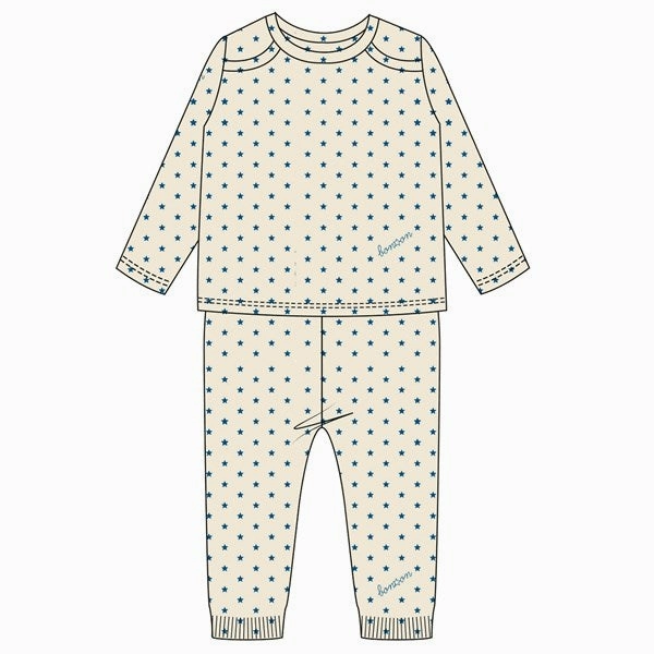 BONTON Semi Ciel Pyjamas Set Low Maintenance Care Neutral Mood