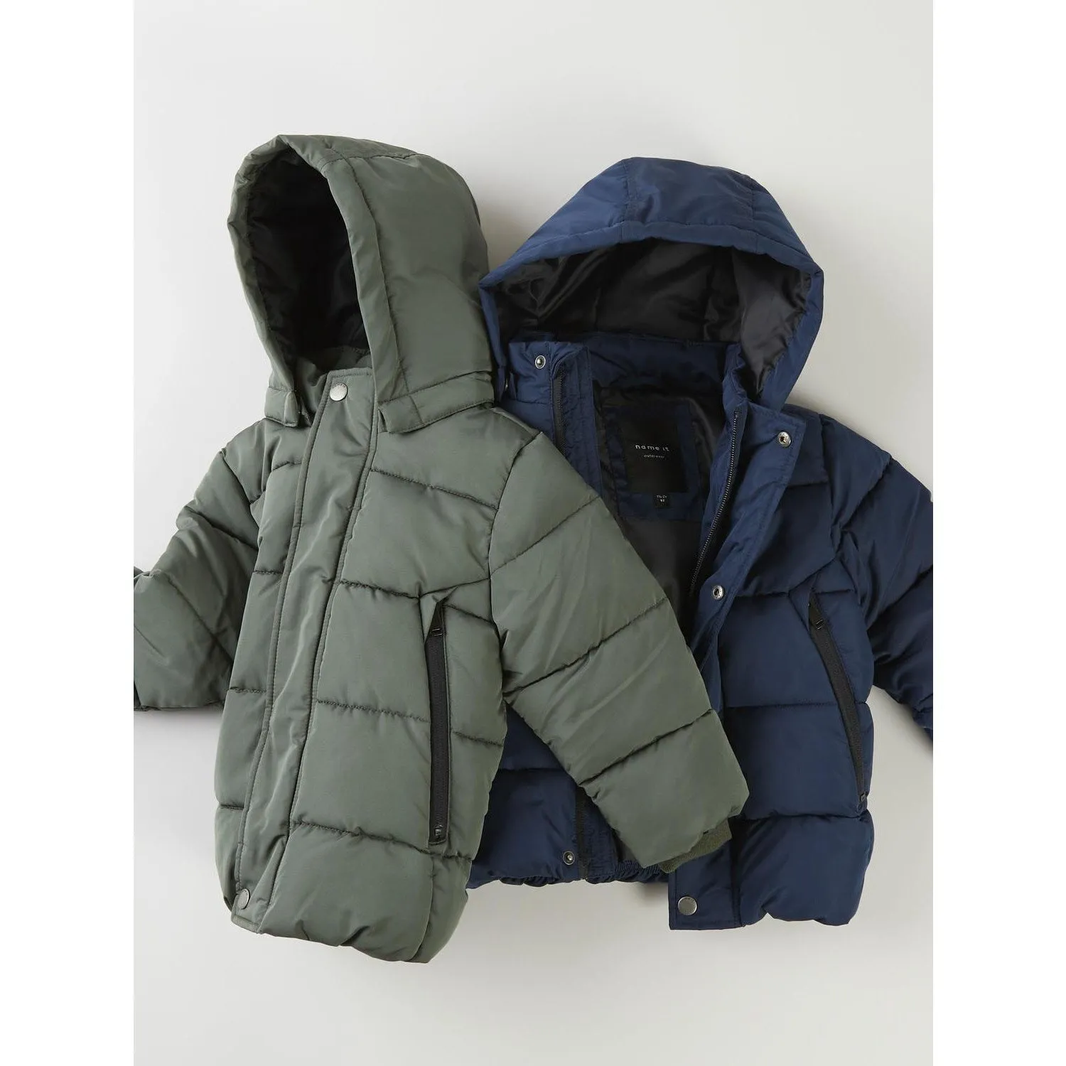 Name It Dark Sapphire Memo Jacket Point-Collar