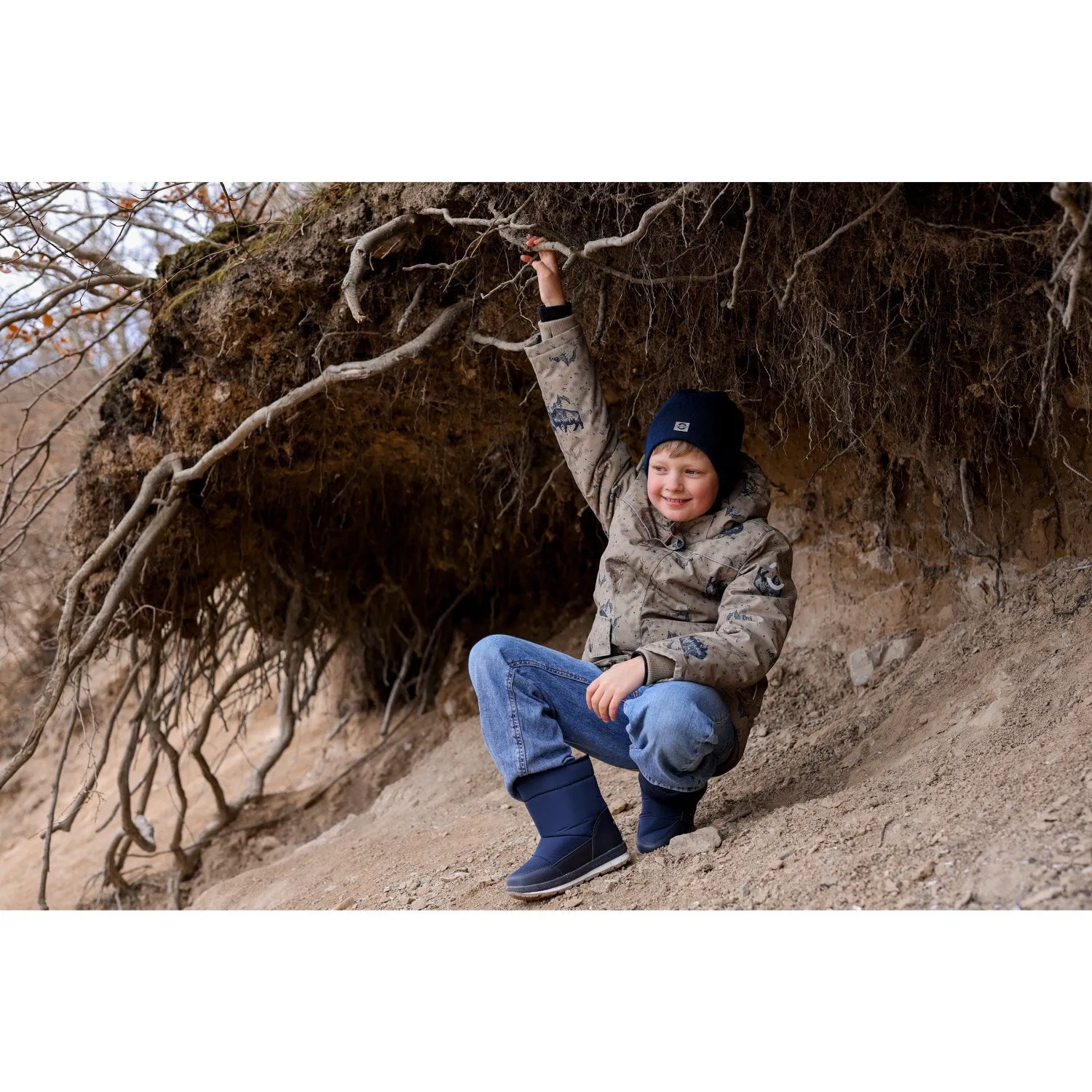 Mikk-Line Coriander Polyester Boys Jacket AOP Announce Hear