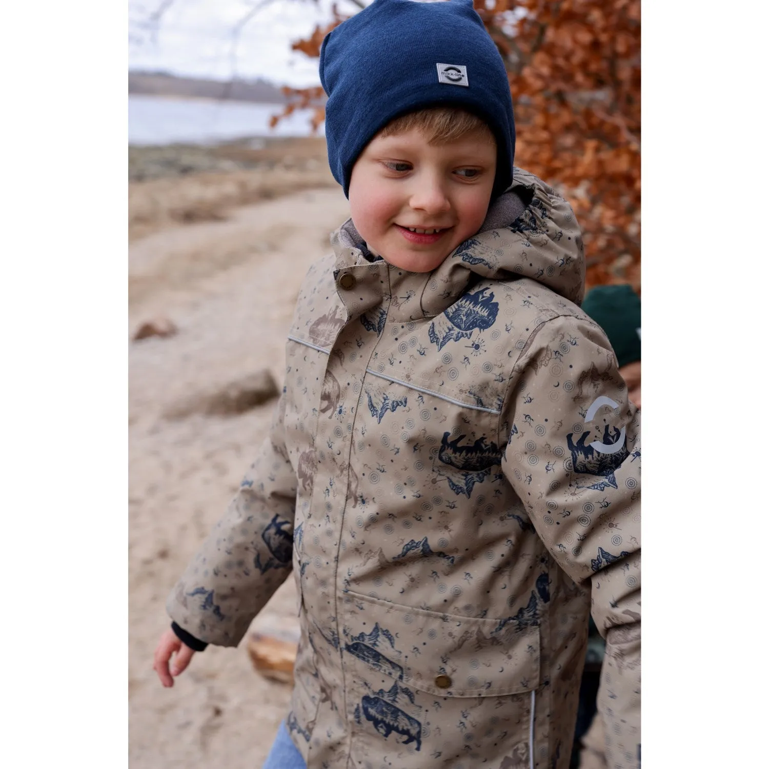 Weekend Wear Mikk-Line Coriander Polyester Boys Jacket AOP