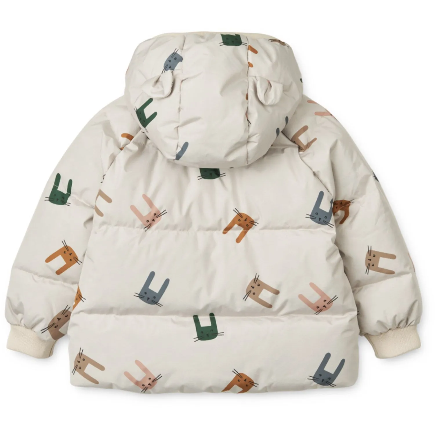 LieWood Bunny / Sandy Polle Down Puffer Jacket Roll-Up-Sleeve Dry-Clean-Only