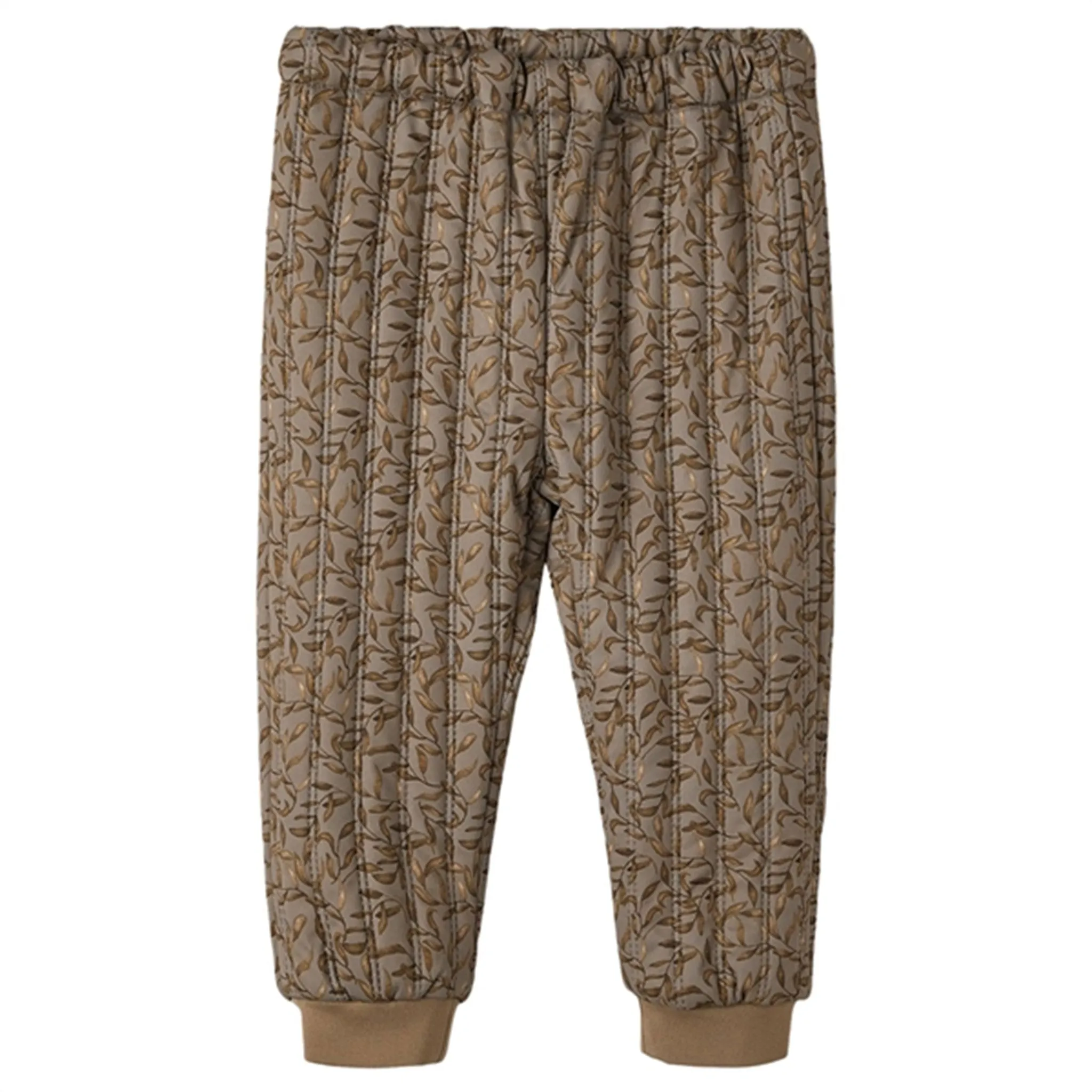 Lace-Sleeve Baby-Shower Lil'Atelier Chinchilla Lajuno Quilted Set AOP