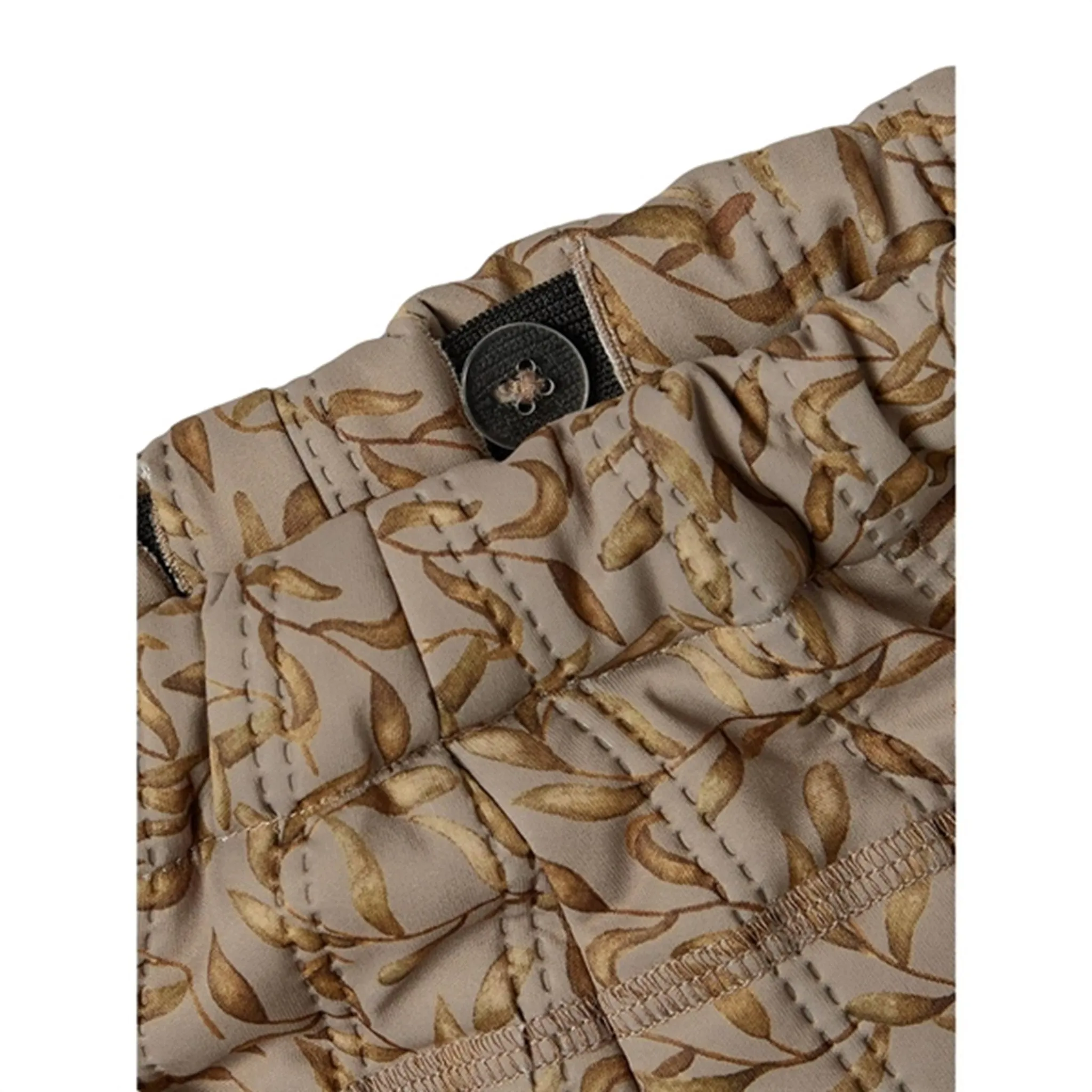 retro-style Soft cotton garment Lil'Atelier Chinchilla Lajuno Quilted Set AOP