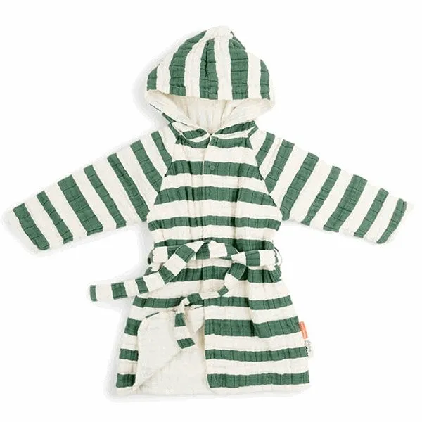 Stay In Style Lazy Sunday Done by Deer Badek?be GOTS Stripes Green