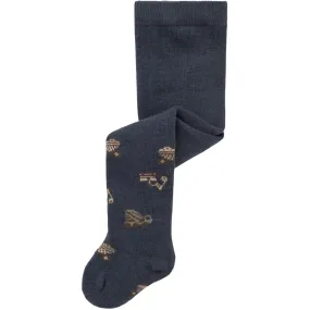 Name It Ombre Blue Working Machines Nbmwak Wo/Bl Tights Aoj Drawstring-waistband-option-quality Shiny-appearance-attribute