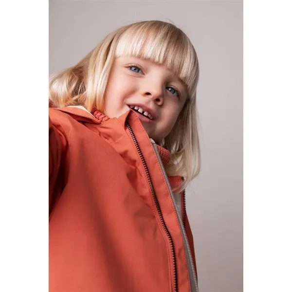 MarMar Osman Jacket Dark Peach Tech Parka Lightweight Fabric