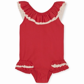 Konges Sl?jd Barbados Cherry Cerise Swim Suit Thermal Retention