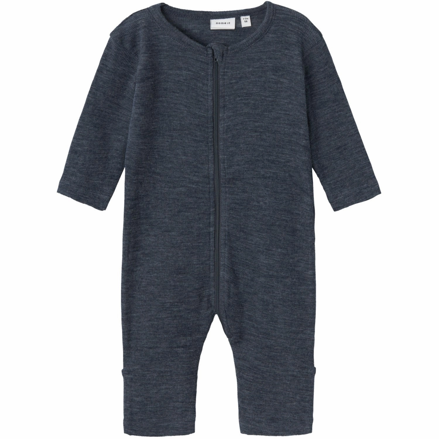 Charming Relax Flexible Soft Name It Ombre Blue Wossa Wool/Silk Rib Nightsuit